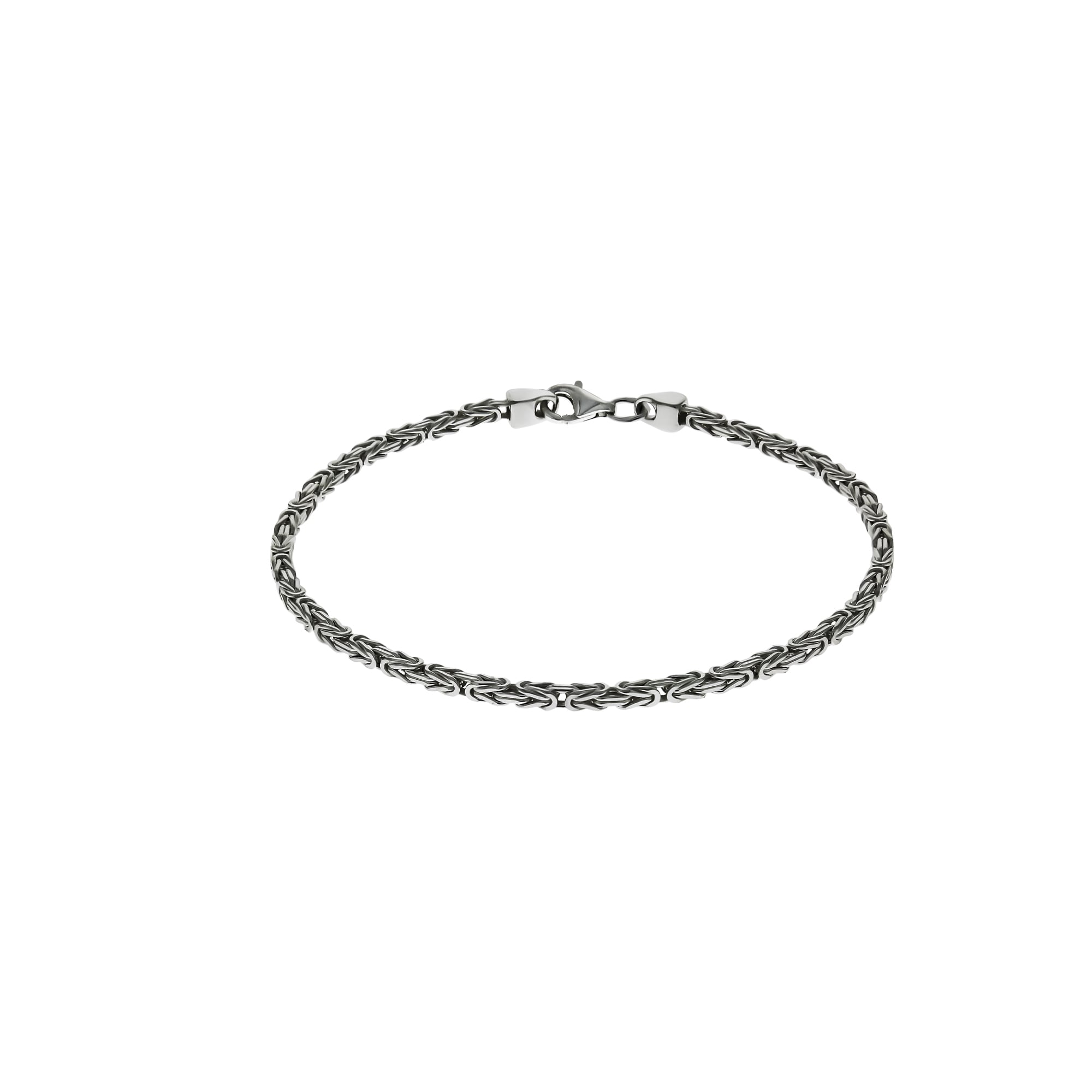 Zeeme Basic Armband Silber 925 poliert K&ouml;nigskette 2,2mm breit - Bild 1