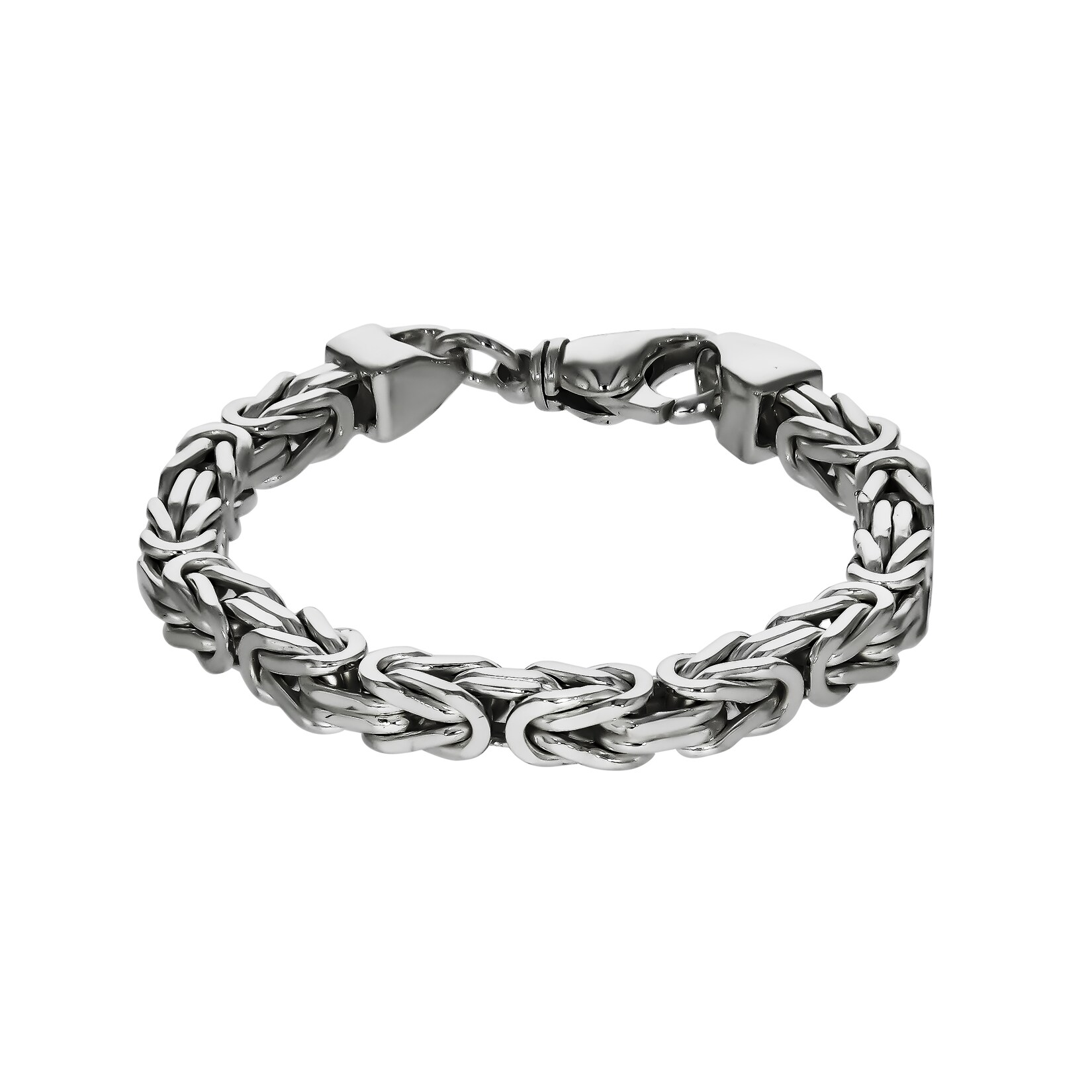 Zeeme Basic Armband Silber 925 poliert Königskette 7mm breit