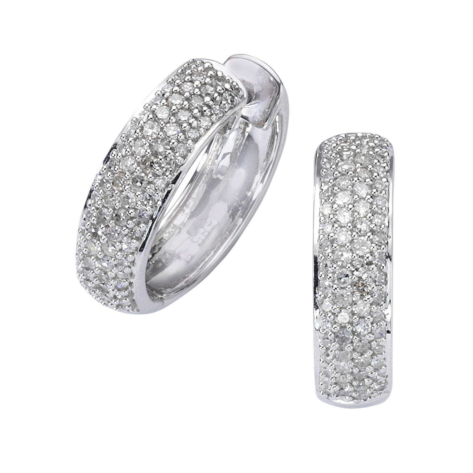 Diamonds by Ellen K. Ohrringe Gold 585 mit 130x Diamant zus. 0,50ct. | 04006046143455