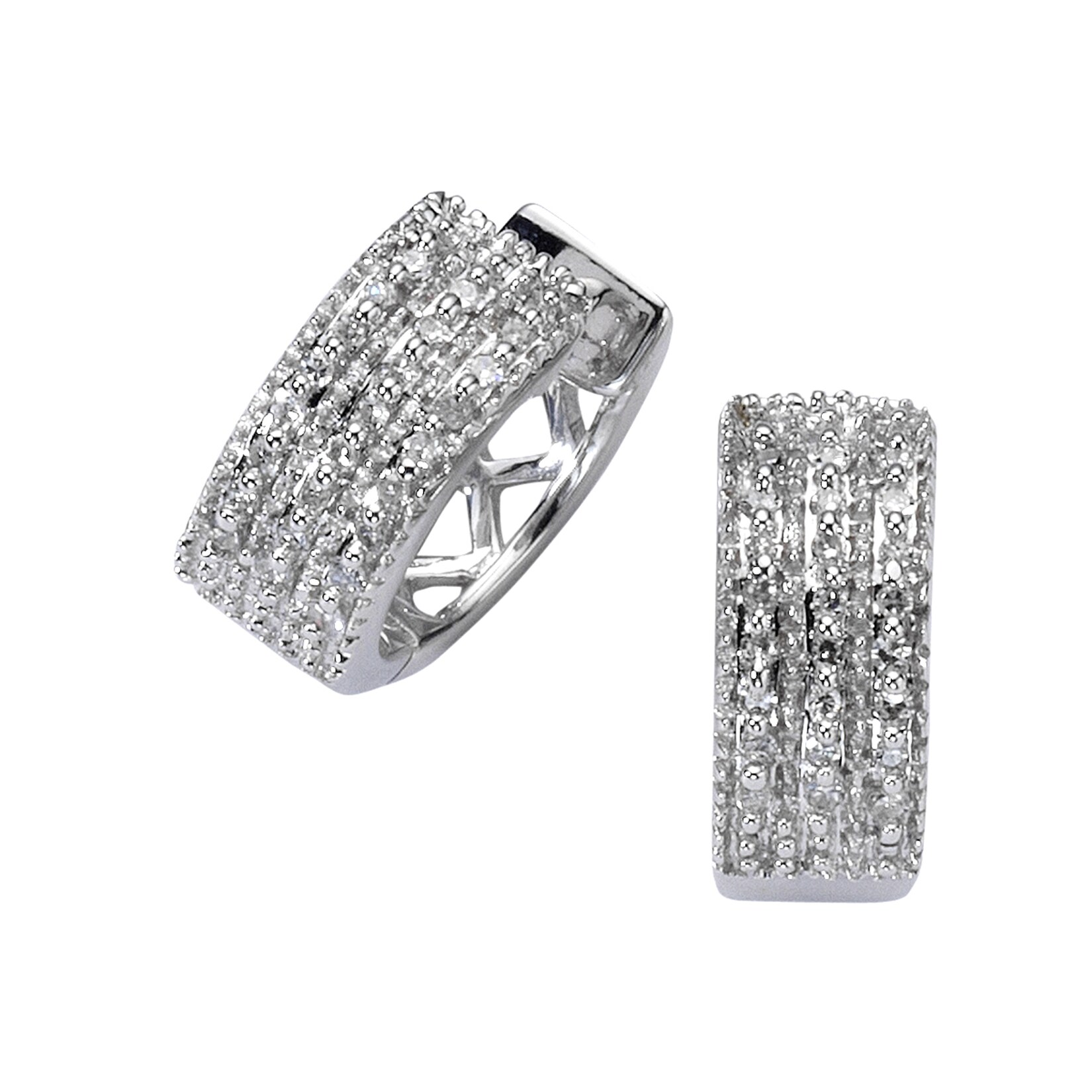 Diamonds by Ellen K. Ohrringe Gold 585 mit 48x Diamant zus. 0,15ct. | 04006046143448