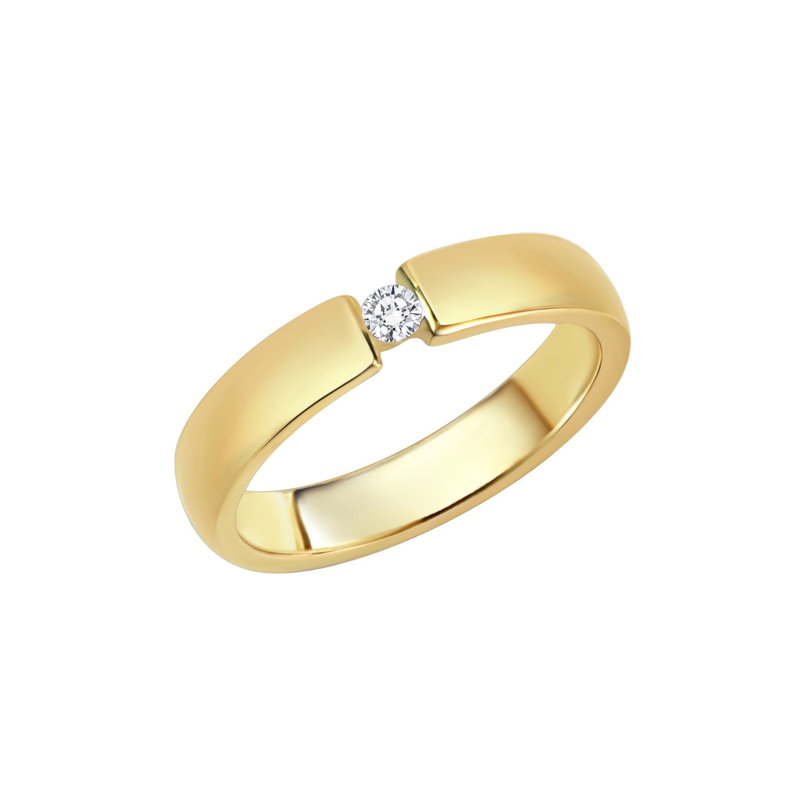 Diamonds by Ellen K. Ring Gold 375 mit 1x Brillant 0,05ct.
