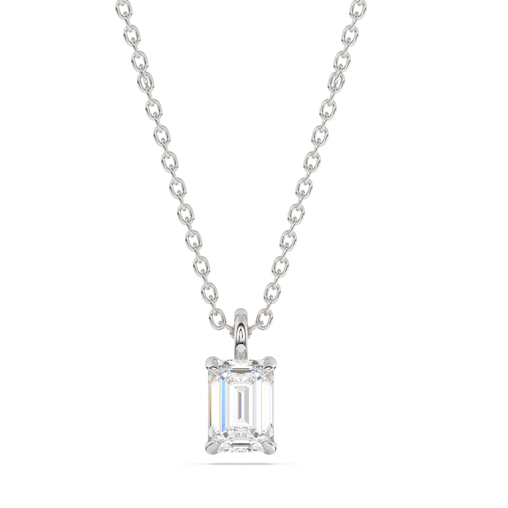 Diam Addict Halskette 585 Weißgold im Labor gezüchteten Diamanten | 04006046416382