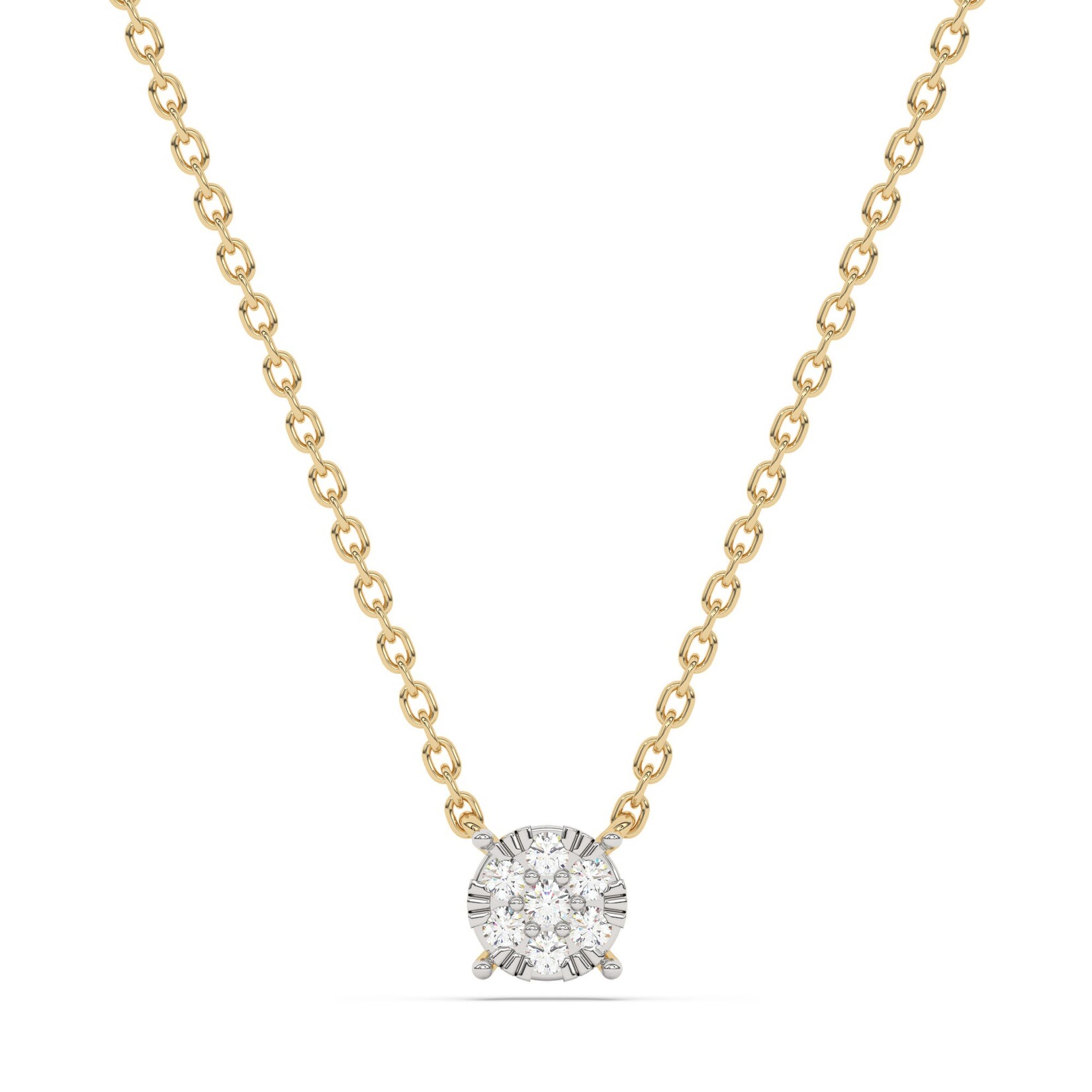 Diam Addict Halskette 585 Gelbgold mit im Labor gezüchtetem Diamanten | 04006046416566