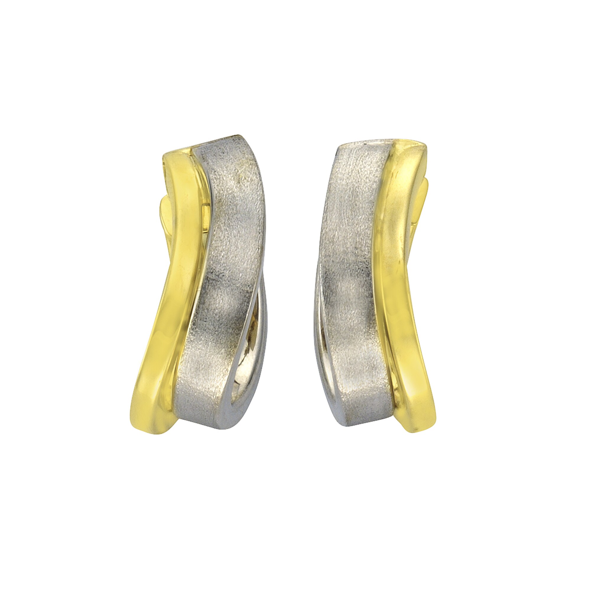 Celesta Gold Ohrring 333/- 2-farbig - Bild 1