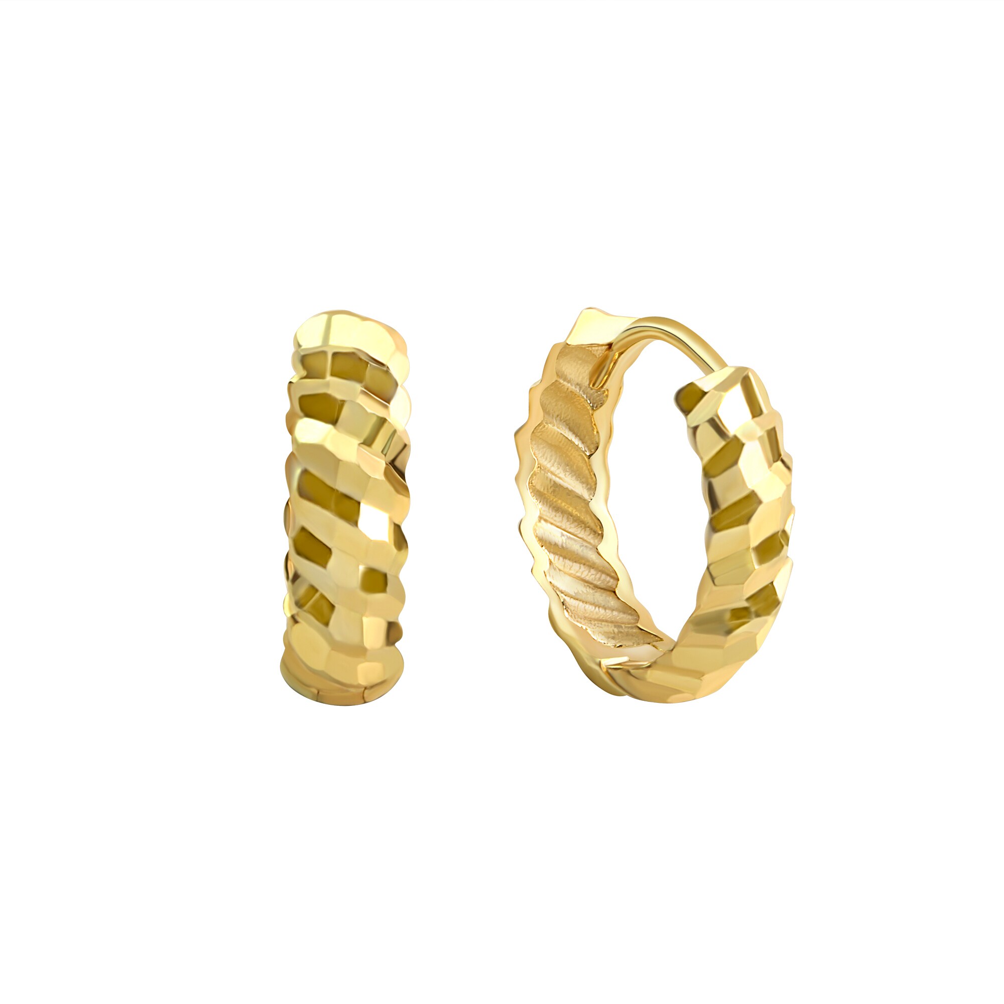 Fascination by Ellen K. Creolen 375 Gelbgold diamantiert - Bild 1