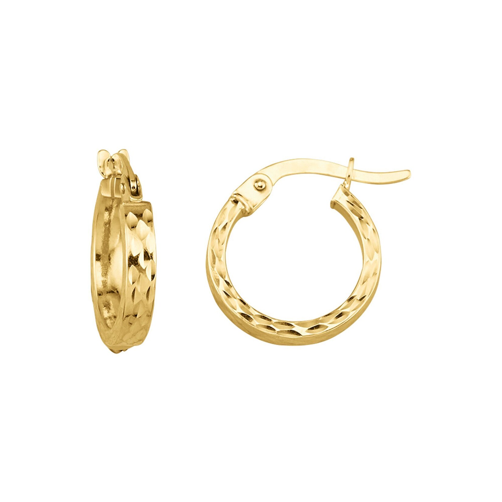 Fascination by Ellen K. Ohrringe 375 Gelbgold glanz diamantiert | 04006046396998