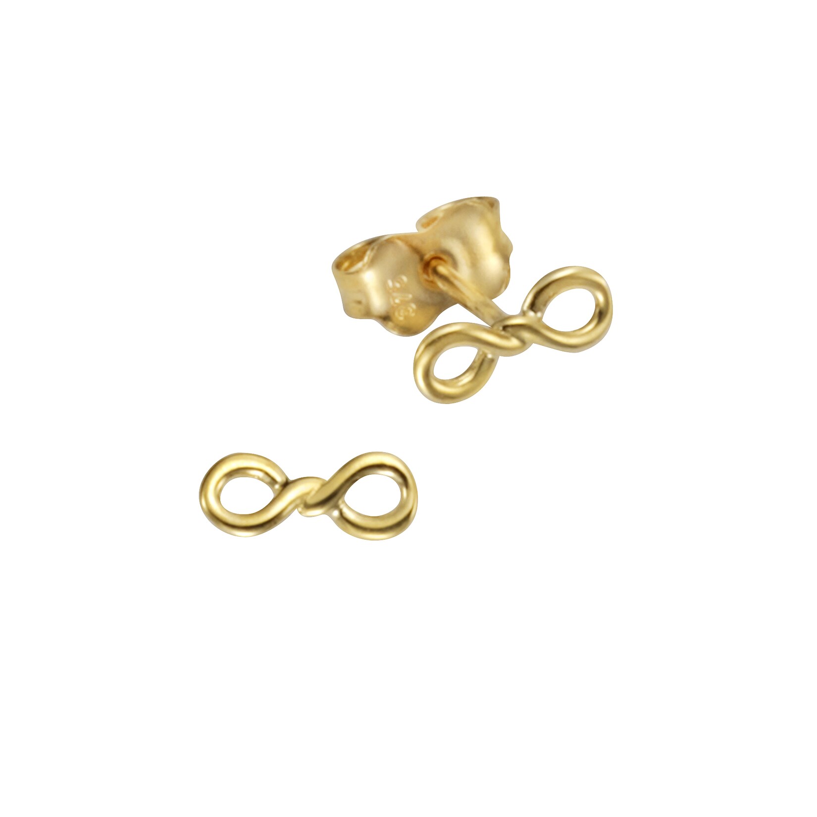 Celesta Gold Ohrstecker 375 Gelbgold Infinity Zeichen | 04006046306621