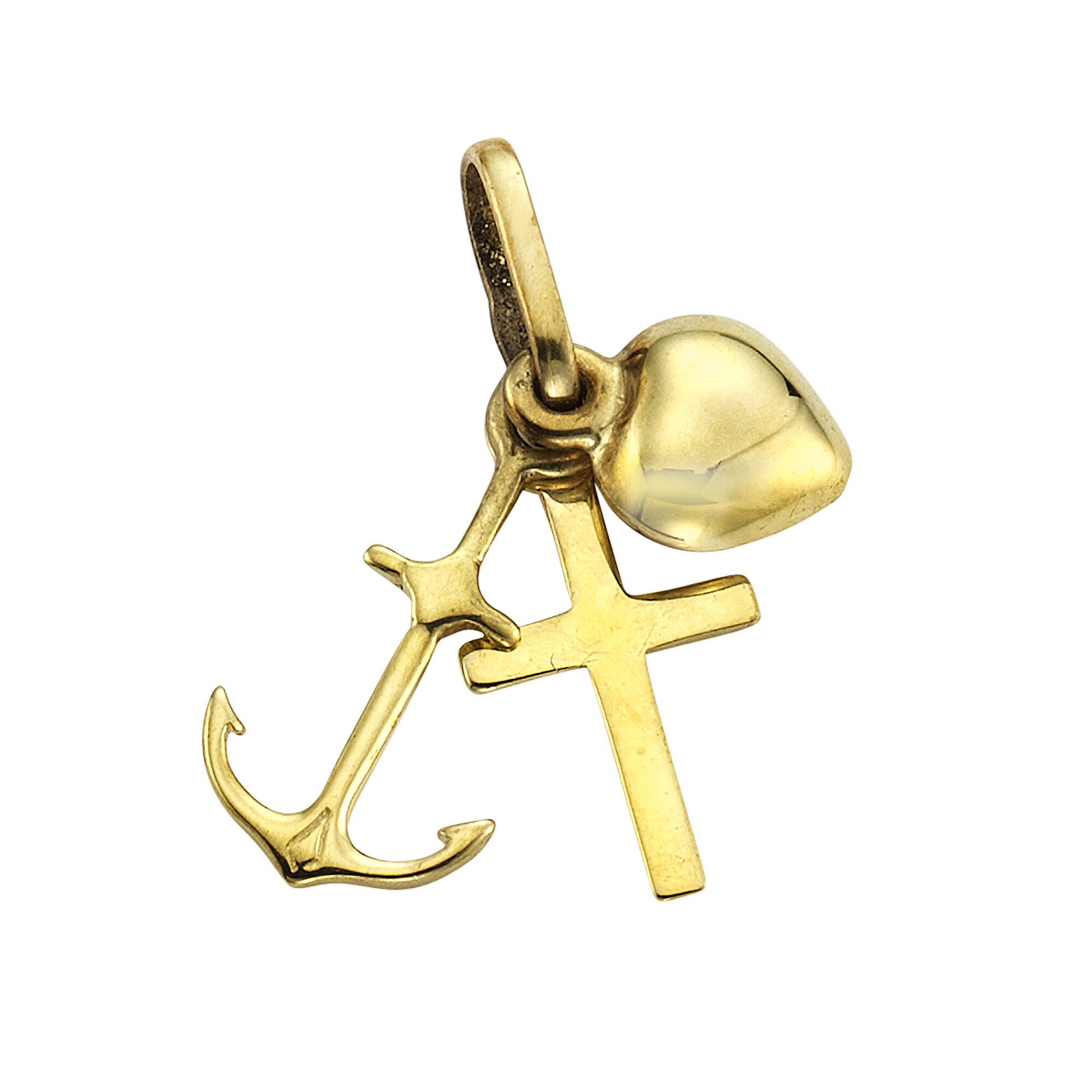 Fascination by Ellen K. Anh&auml;nger 333 Gold Glaube Liebe Hoffnung - Bild 1