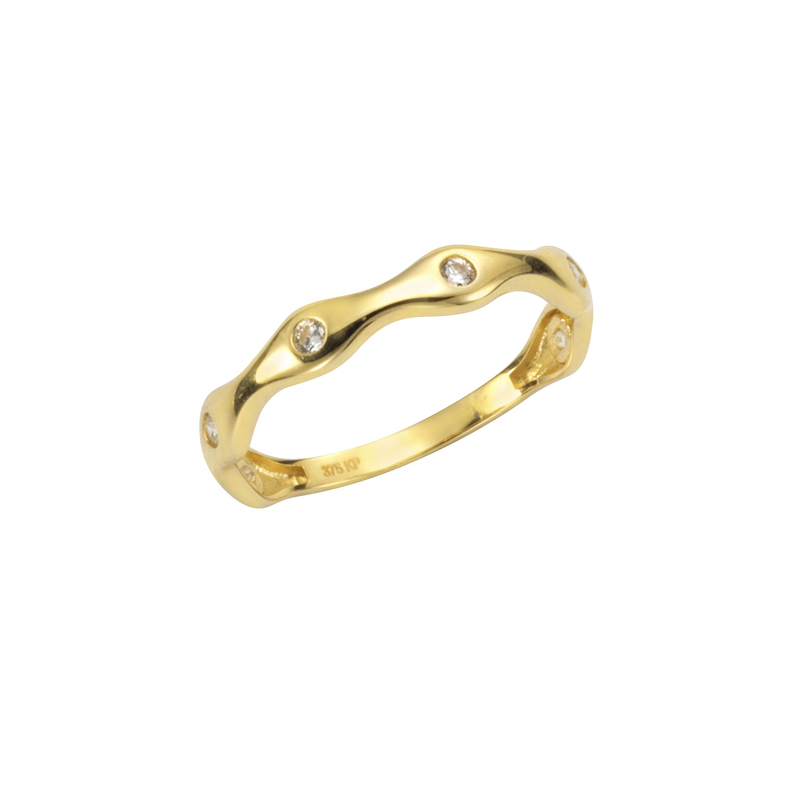 Fascination by Ellen K. Ring 375 Gelbgold mit Zirkonia weiß | 04006046309417