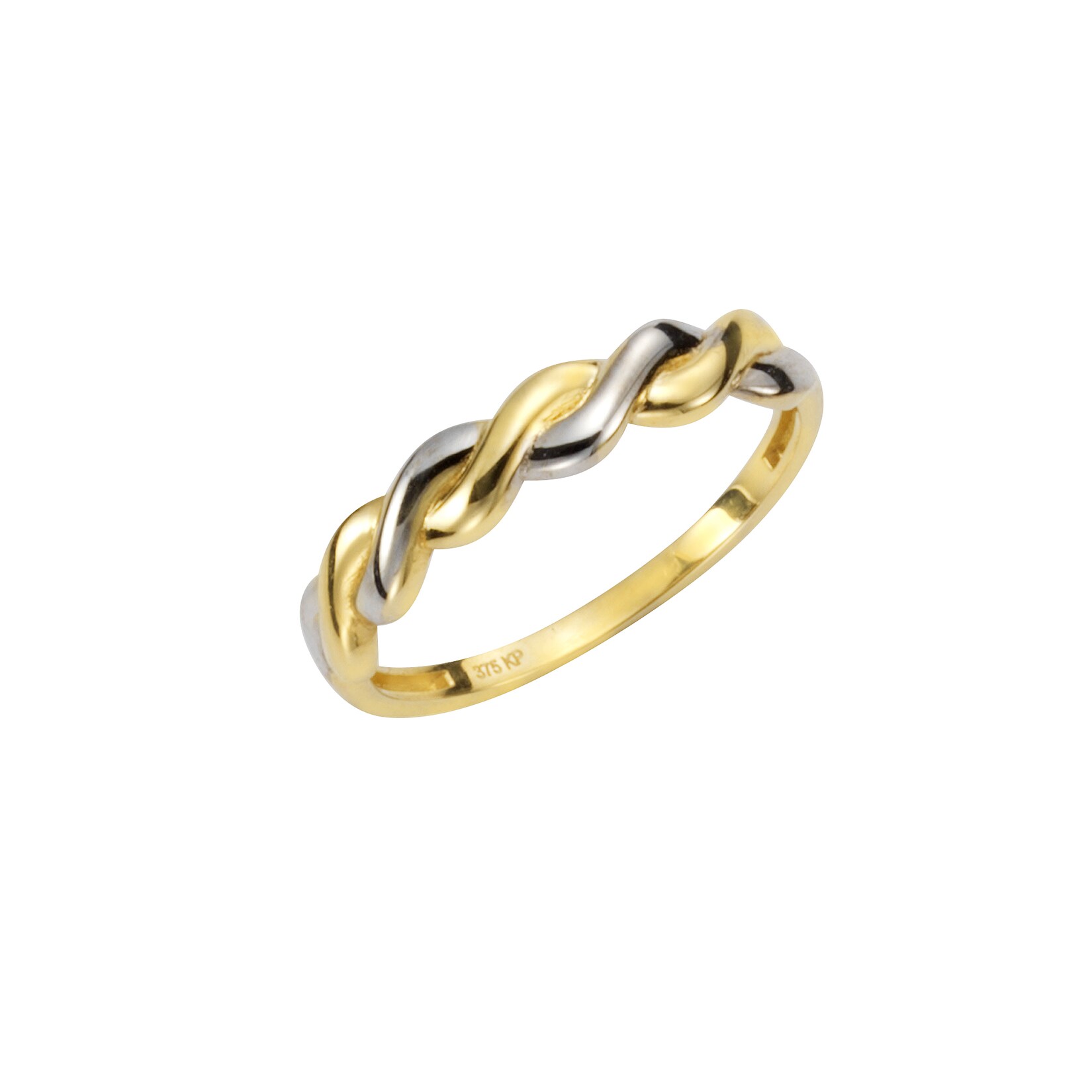 Fascination by Ellen K. Ring 375 Gelbgold zweifarbig geschwungen