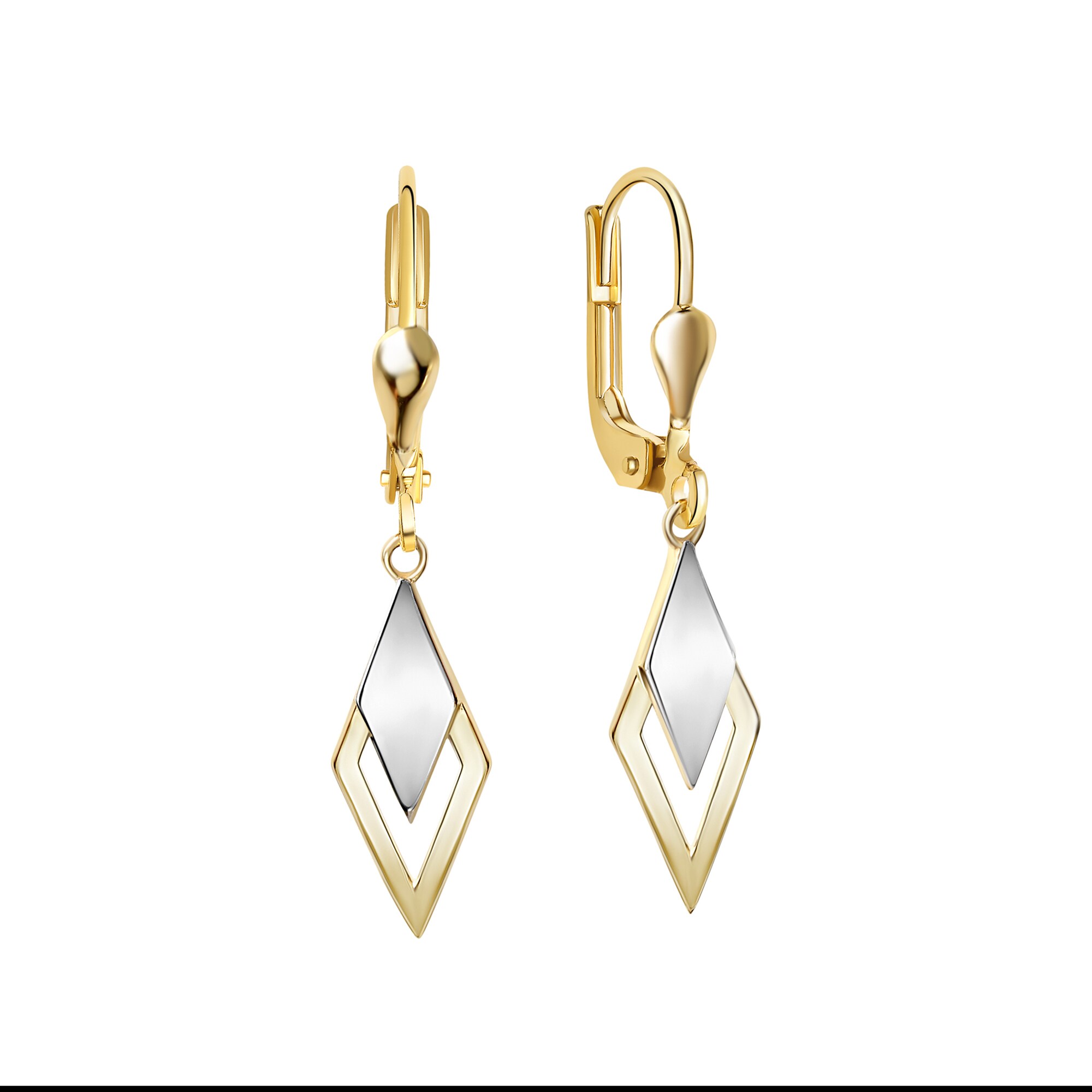 Fascination by Ellen K. Ohrh&auml;nger 585/- Gelbgold bicolor glanz - Bild 1