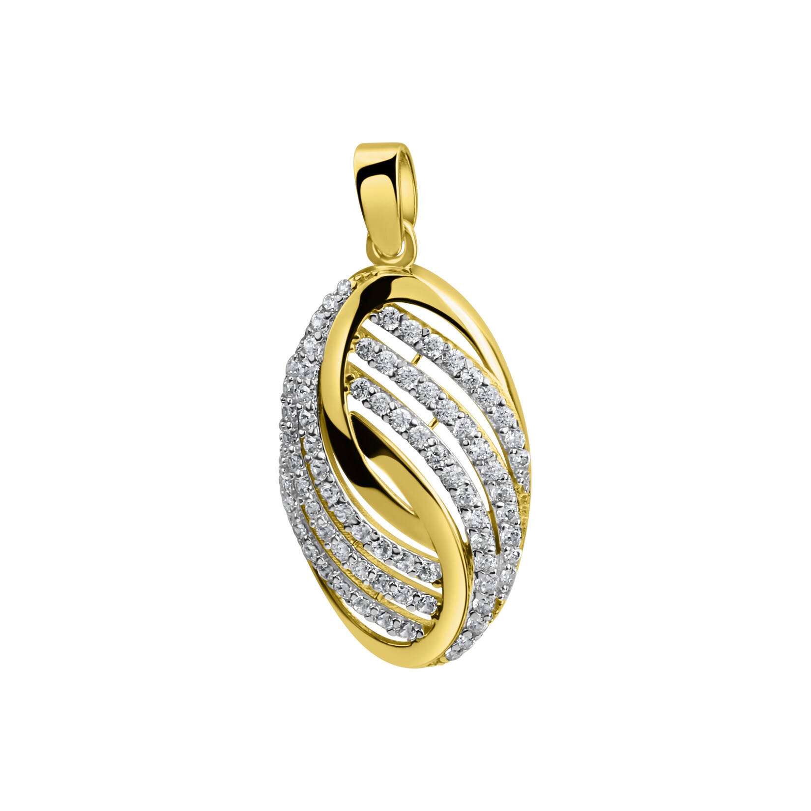 Fascination by Ellen K. Anhänger 585/- Gelbgold bicolor Zirkonia | 04006046427043