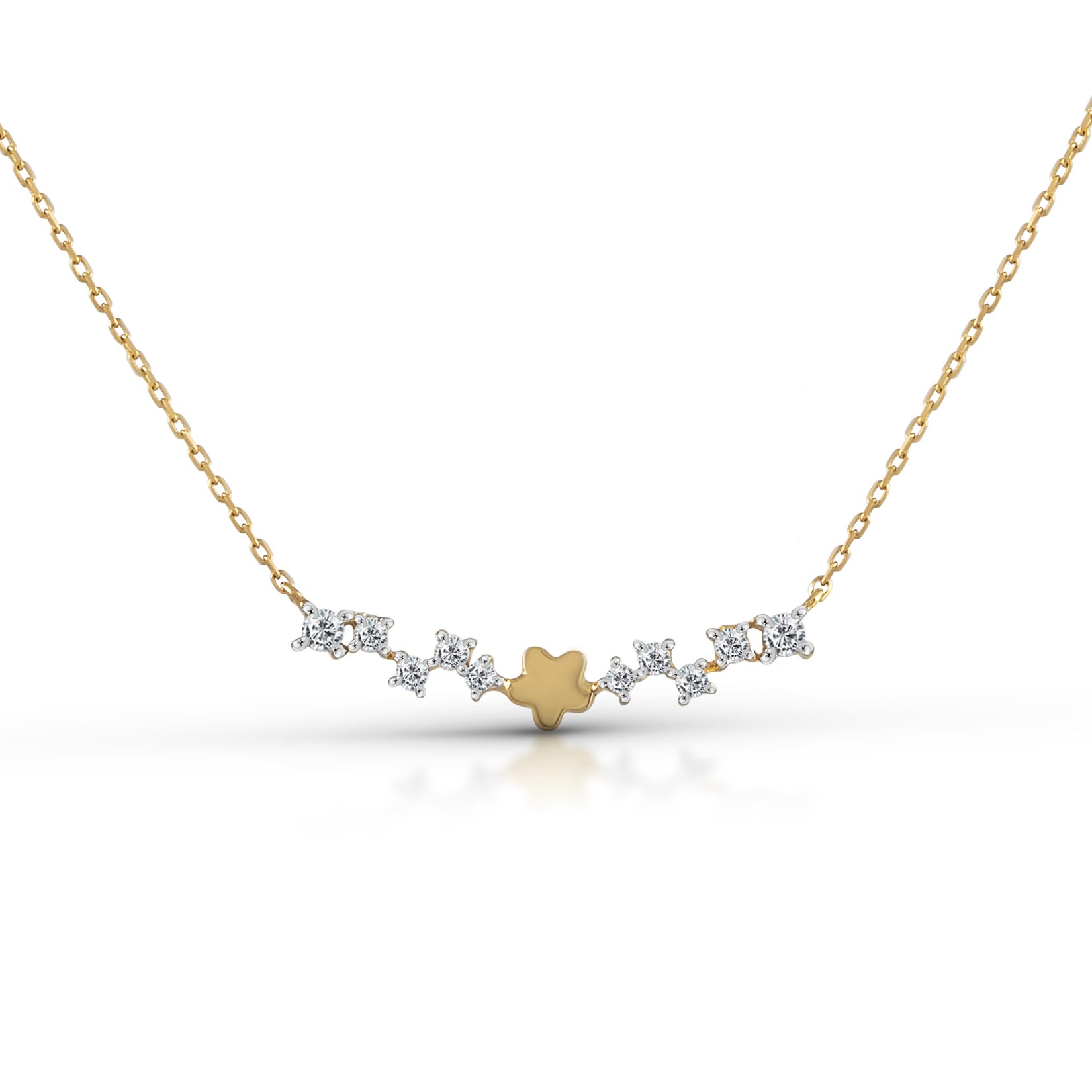 Fascination by Ellen K. Collier 375/- Gelbgold bicolor Zirkonia | 04006046330770