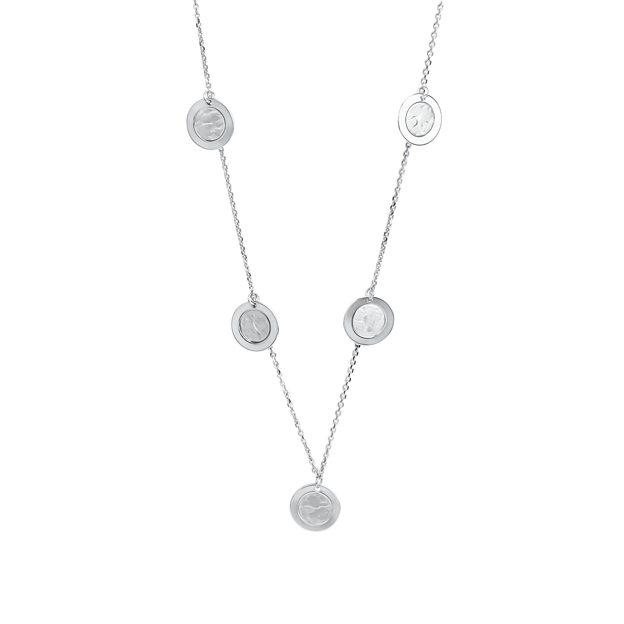 Celesta Silber Collier 925 Silber rhodiniert - Bild 1