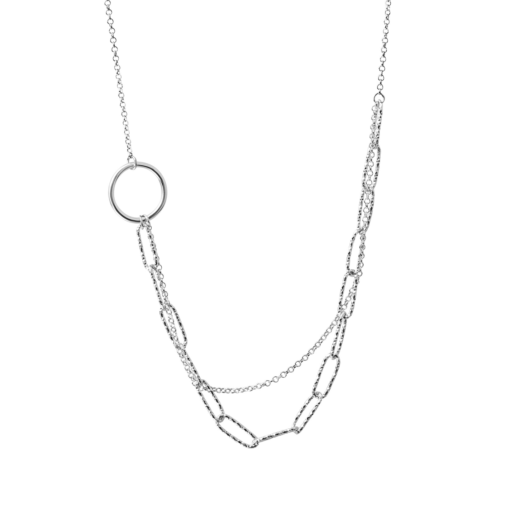 Celesta Silber Halskette 925 Silber diamantiert | 04006046415484