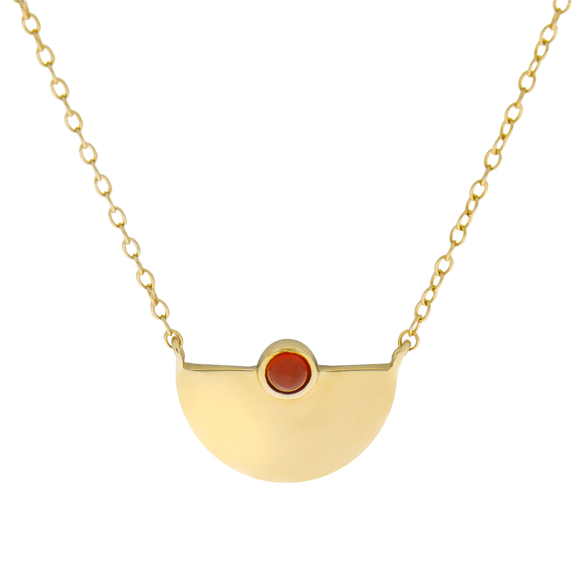 Zeeme Gemstones Anh&auml;nger mit Kette 925/- Sterling Silber vergoldet - Bild 1