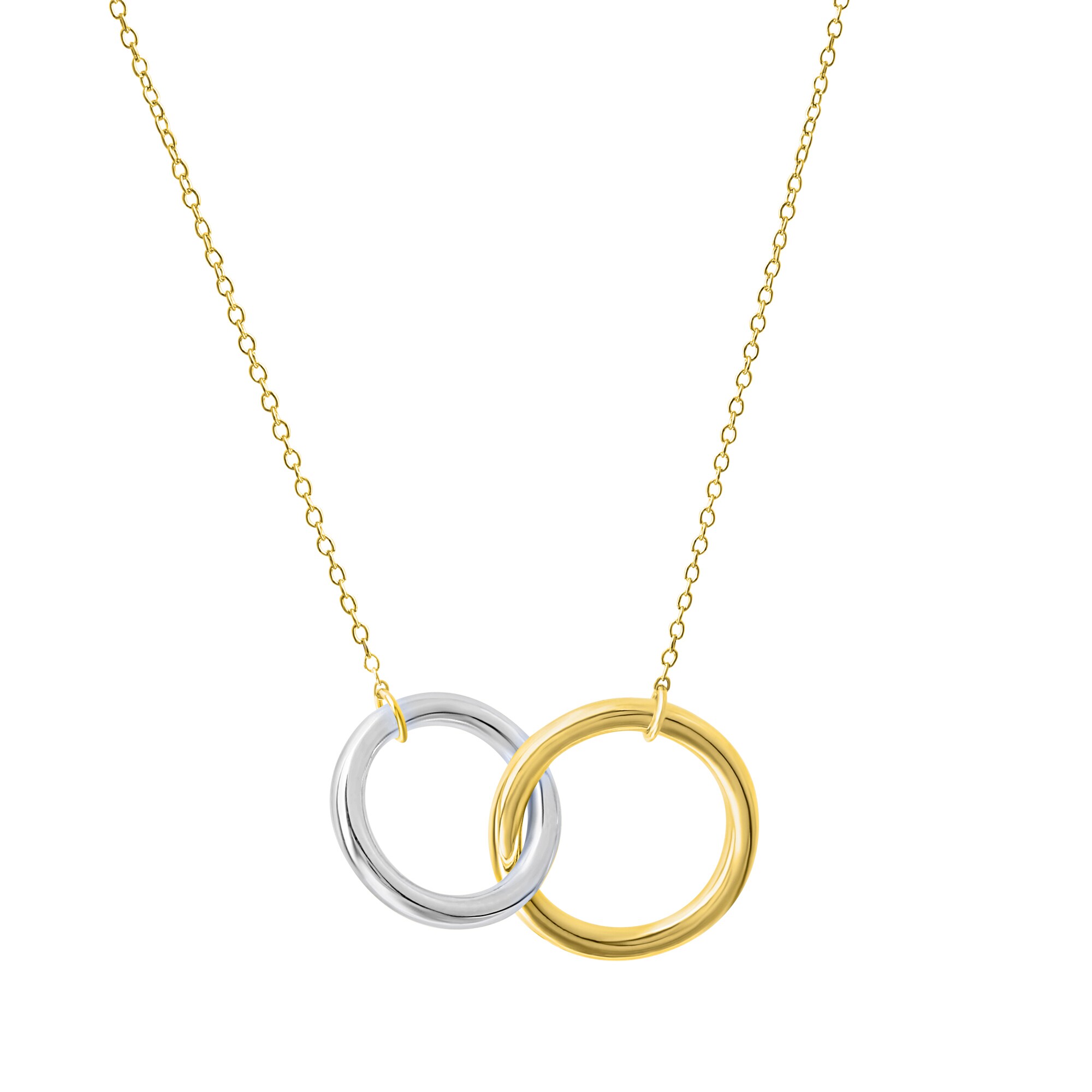 Celesta Silber Halskette 925 Sterling Silber zweifarbig - Bild 1