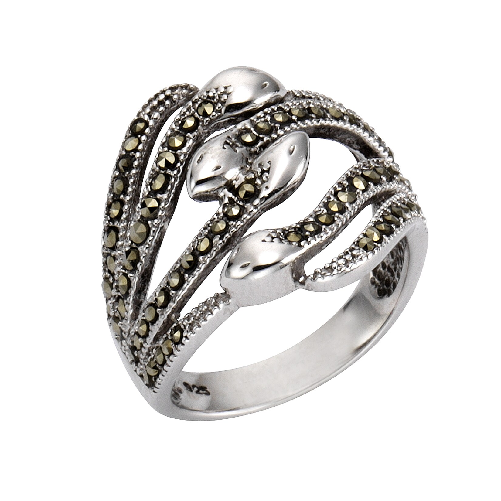 Zeeme Gemstones Ring 925/- Sterling Silber Markasit | 04006046241168