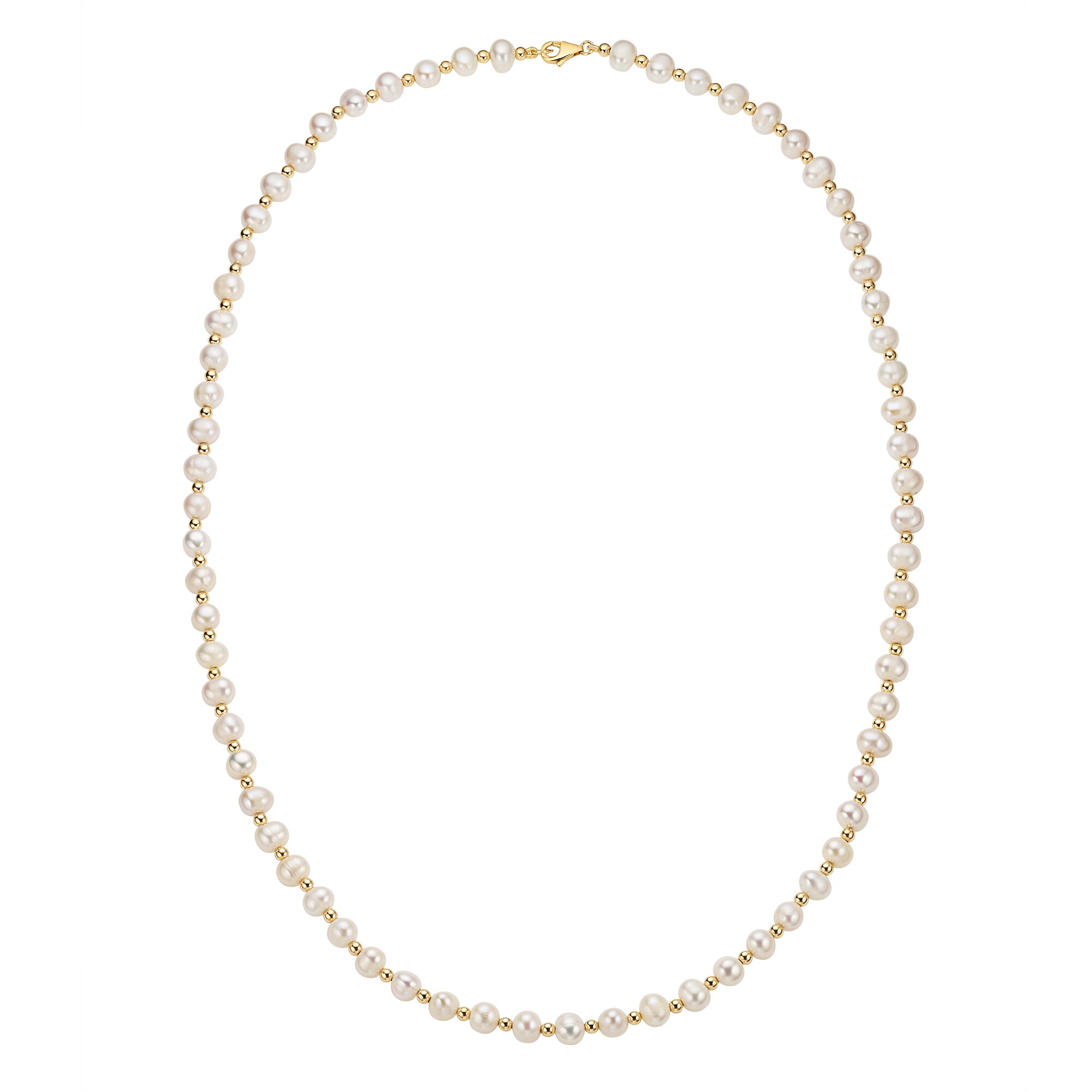 Fascination by Ellen K. Halskette Gold 585 Perle wei&szlig; 6mm - Bild 1