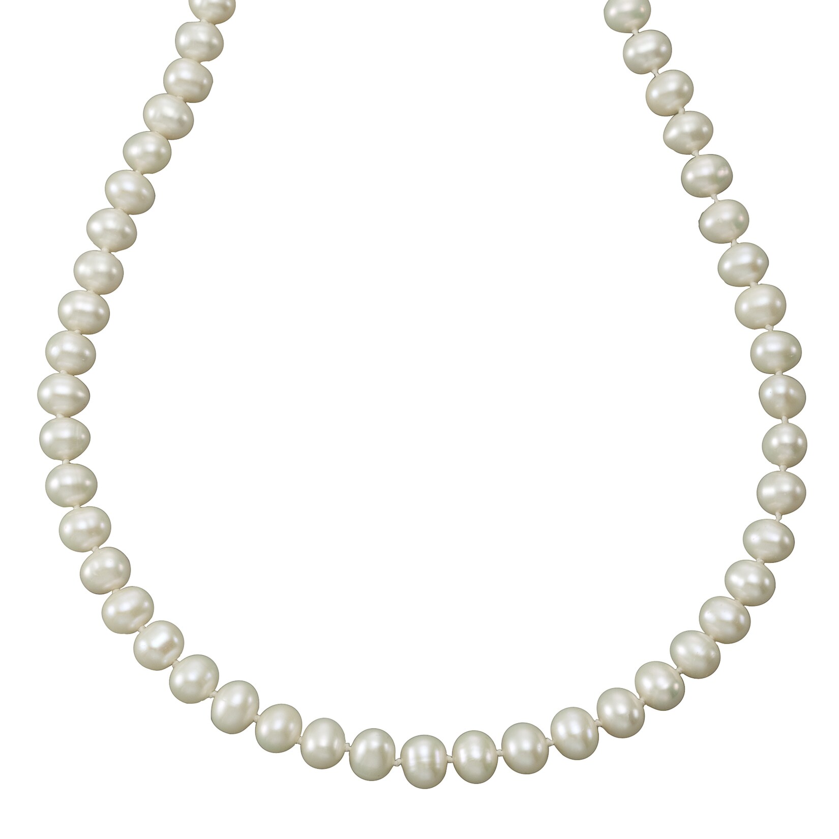 Fascination by Ellen K. Halskette Gold 375 mit Perle weiß 6,5-7mm | 04006046087339