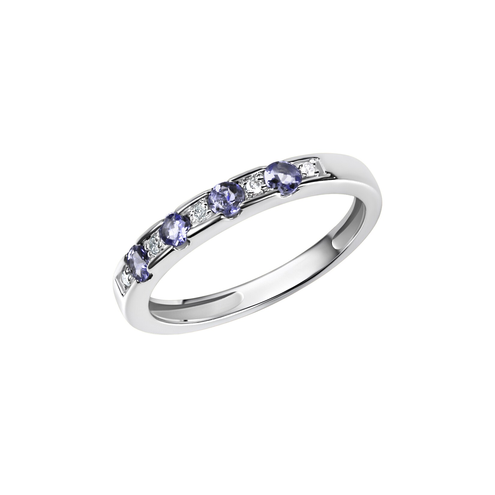 Diamonds by Ellen K. Ring Gold 333 mit Tansanit und Diamant 0,025ct.