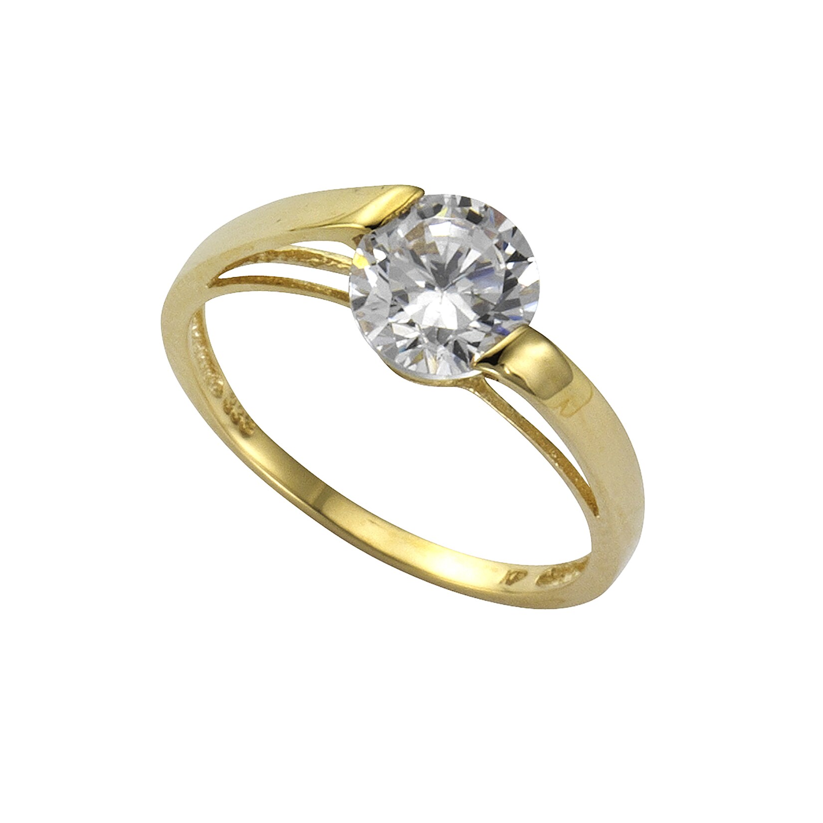 Fascination by Ellen K. Ring Gold 333 mit Zirkonia weiß 8mm