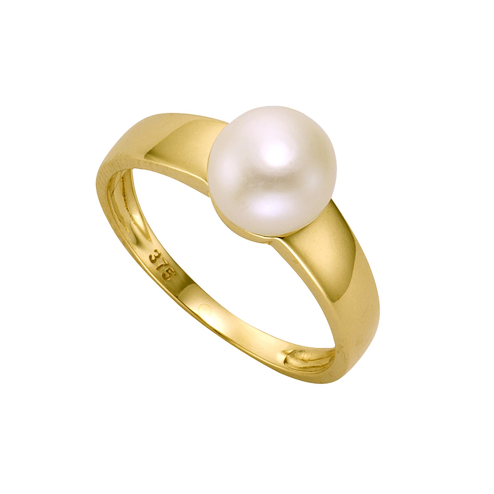 Fascination by Ellen K. Ring Gold 375 Perle weiß 7,5-8mm