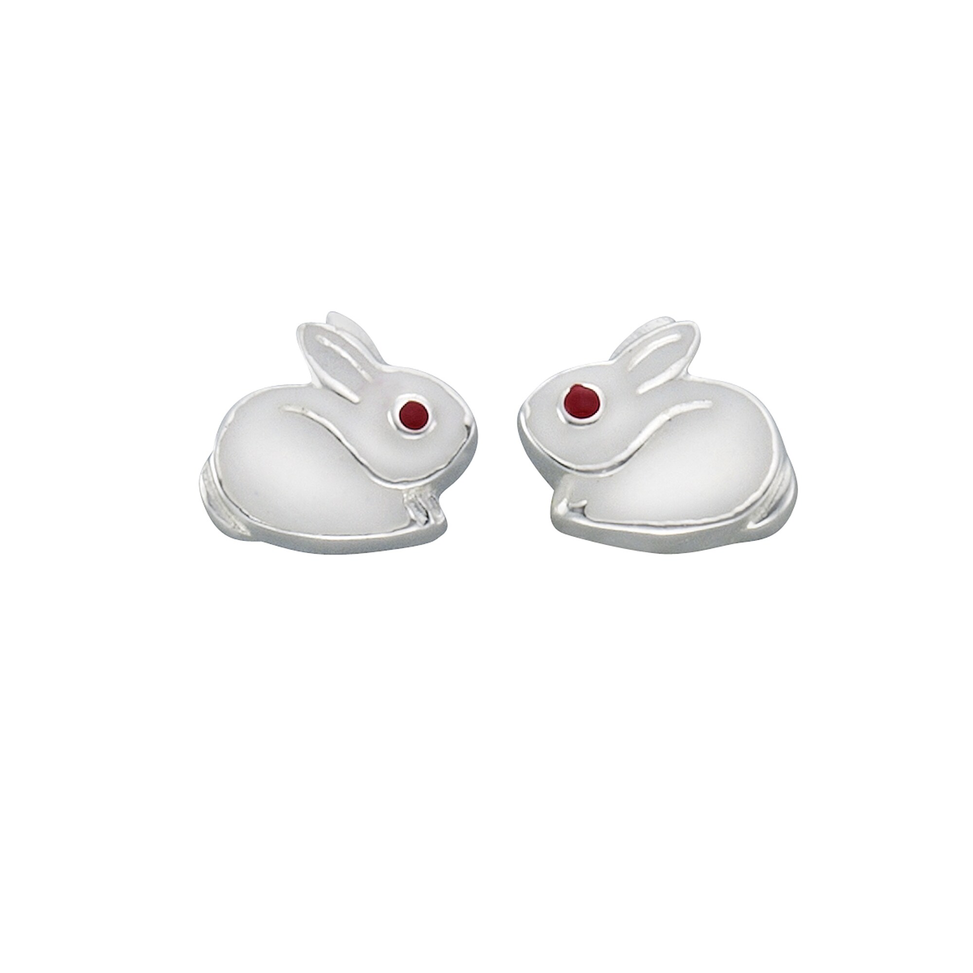 Zeeme for Kids Ohrringe Silber 925 Motiv Hase - Bild 1