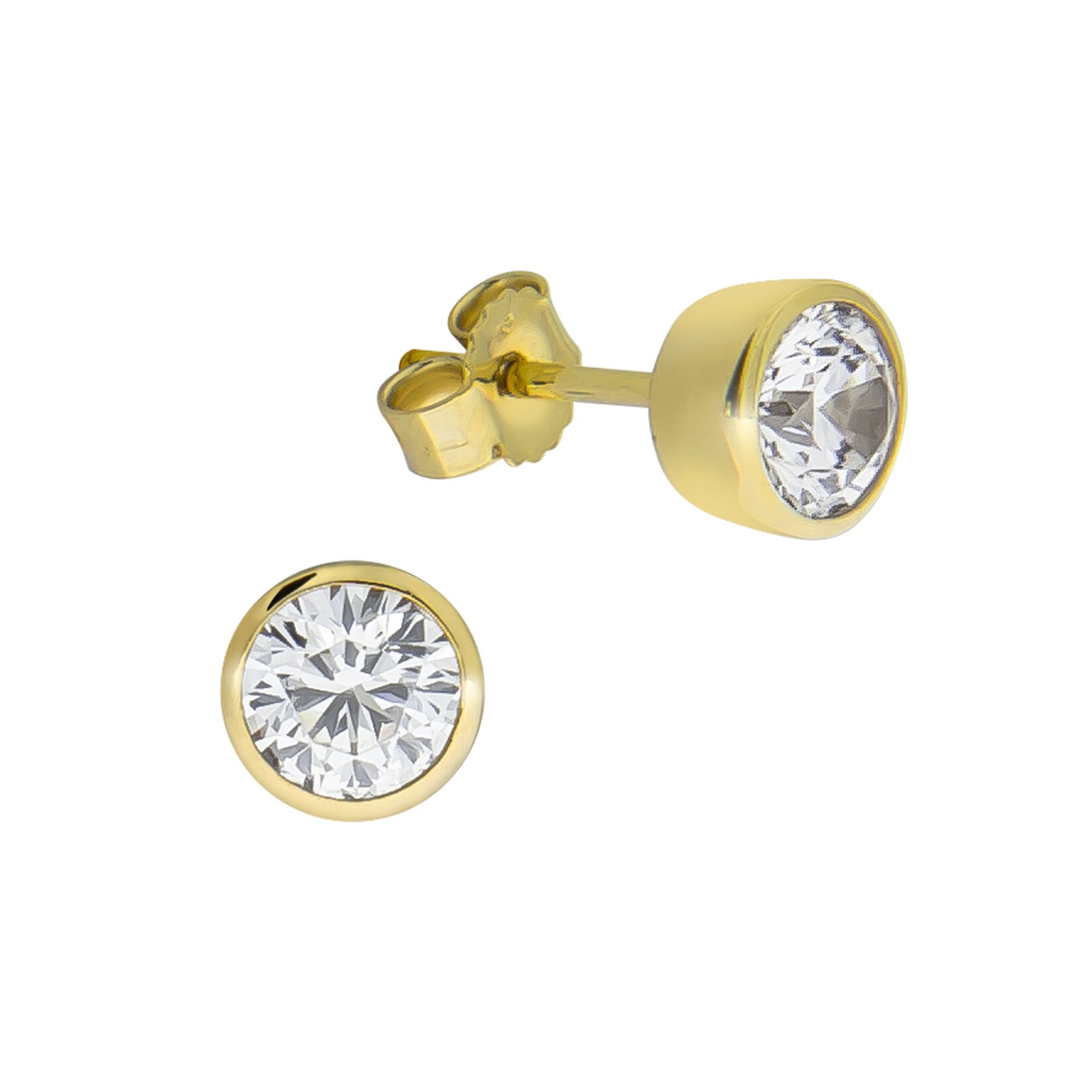 Celesta Gold Ohrring 375/- Gelbgold Zirkonia | 04006046345484