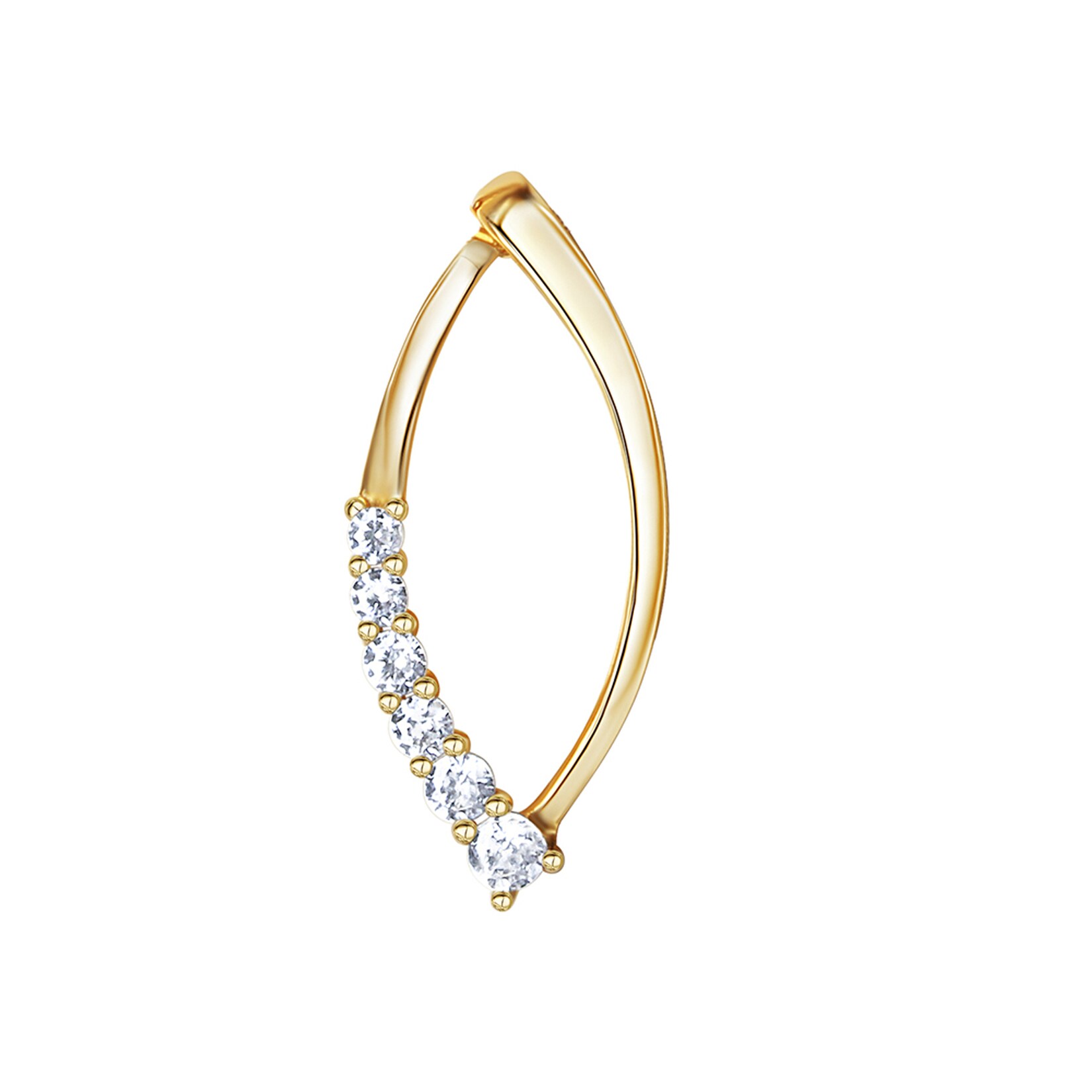 Fascination by Ellen K. Anhänger 375/- Gelbgold bicolor Zirkonia | 04006046425391