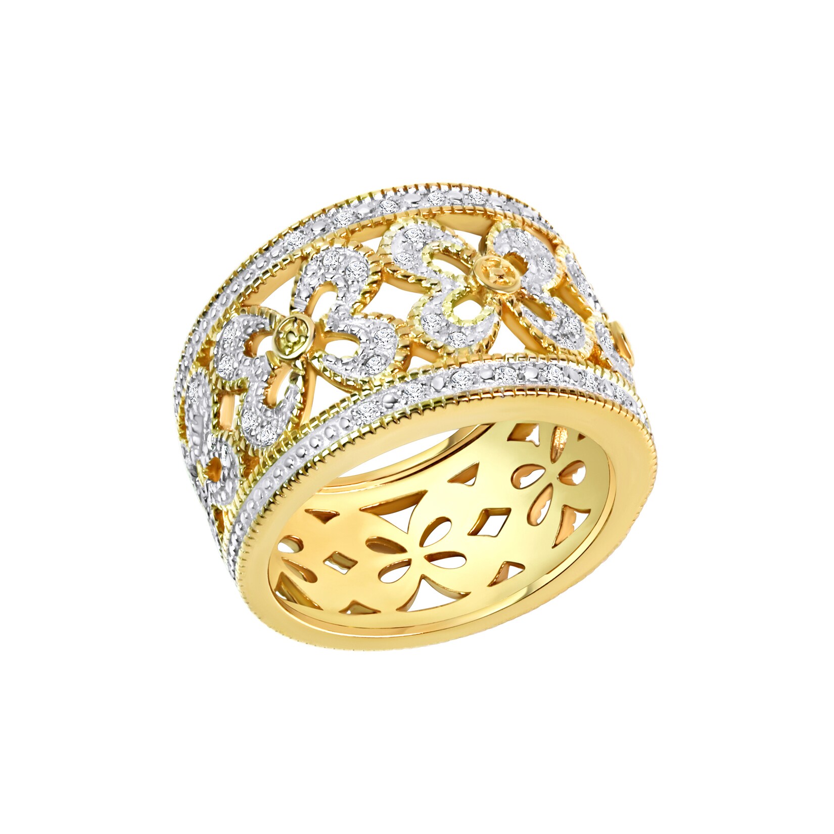 Diamonds by Ellen K. Ring Silber 925 mit 40 Diamanten zus. 0,20ct. | 04006046169837