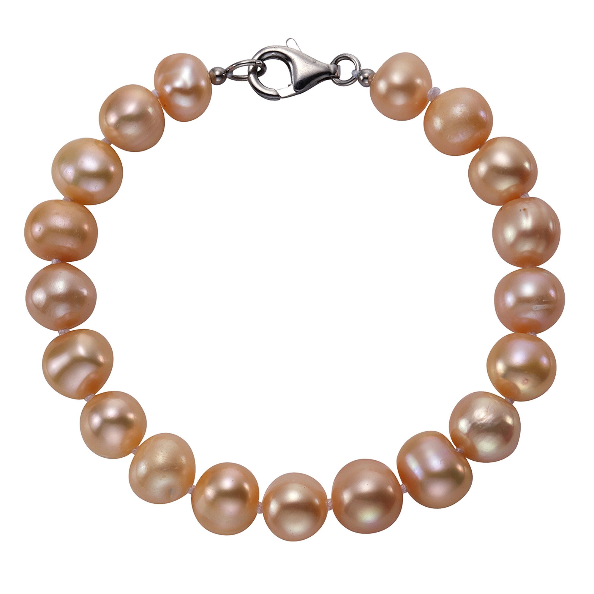 Zeeme Pearls Armband Silber 925 mit ros&eacute;-farbener Perle - Bild 1
