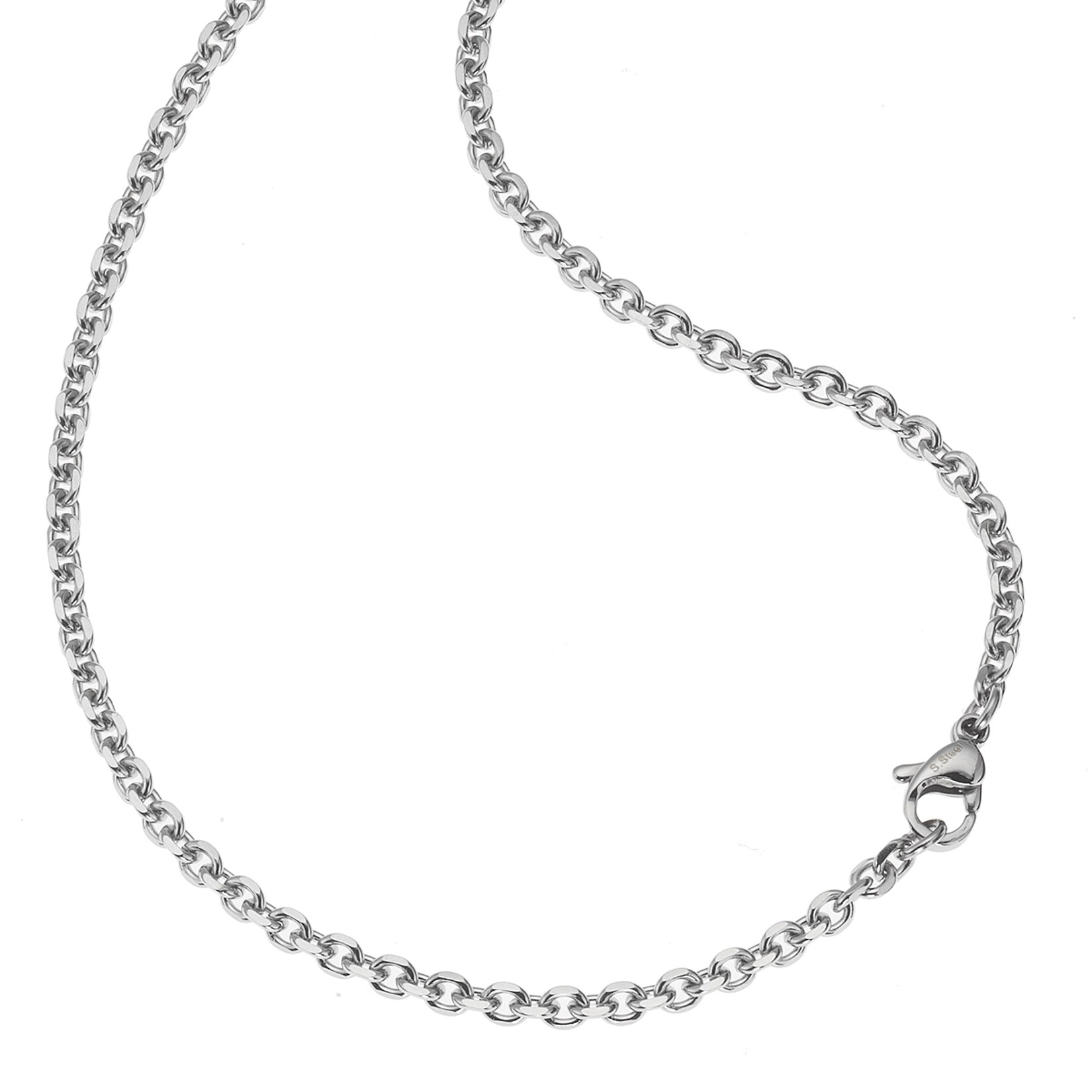 Zeeme Stainless Steel Halskette Edelstahl-Ankerkette 3mm breit | 04006046291569