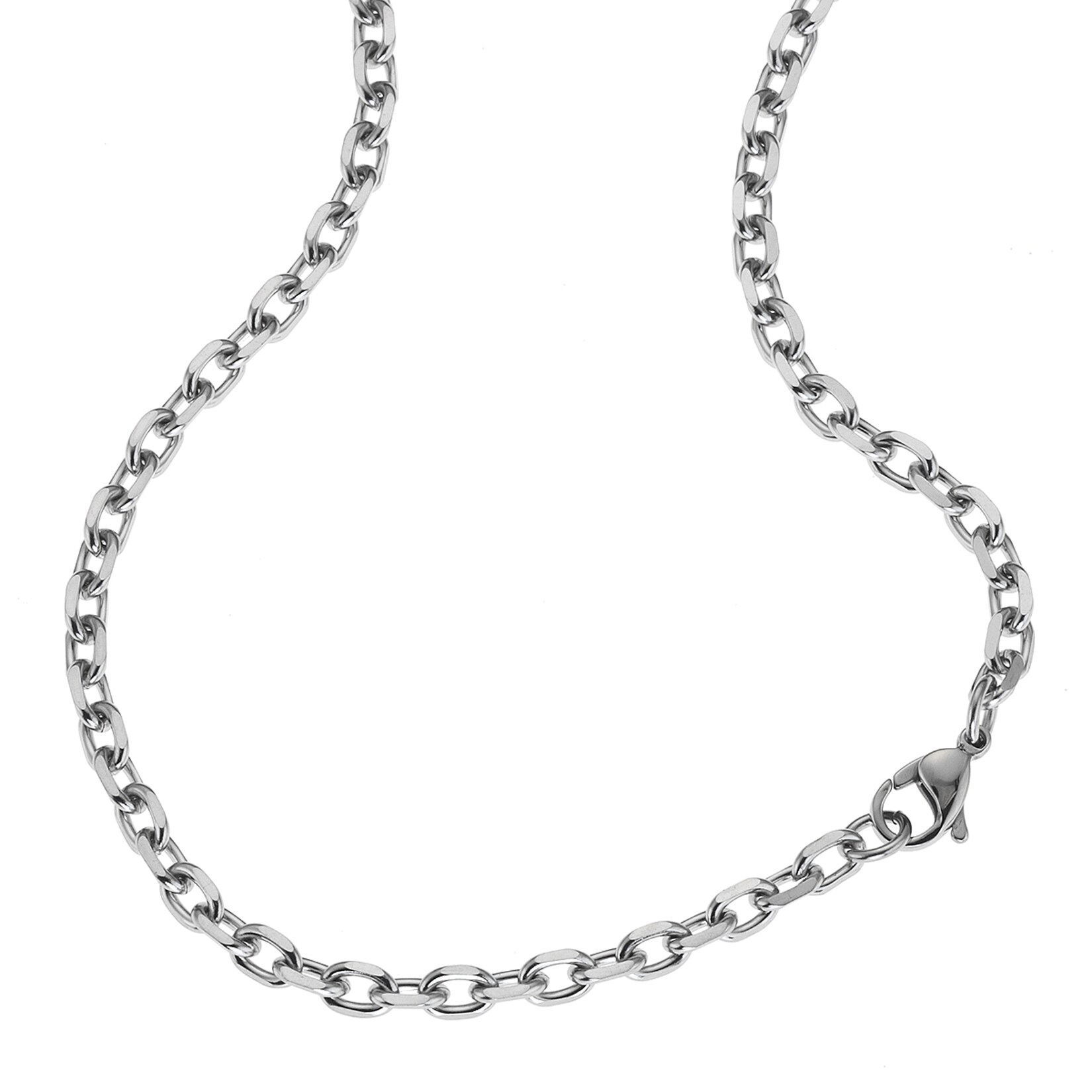 Zeeme Stainless Steel Halskette Edelstahl Ankerkette 4mm breit | 04006046133210