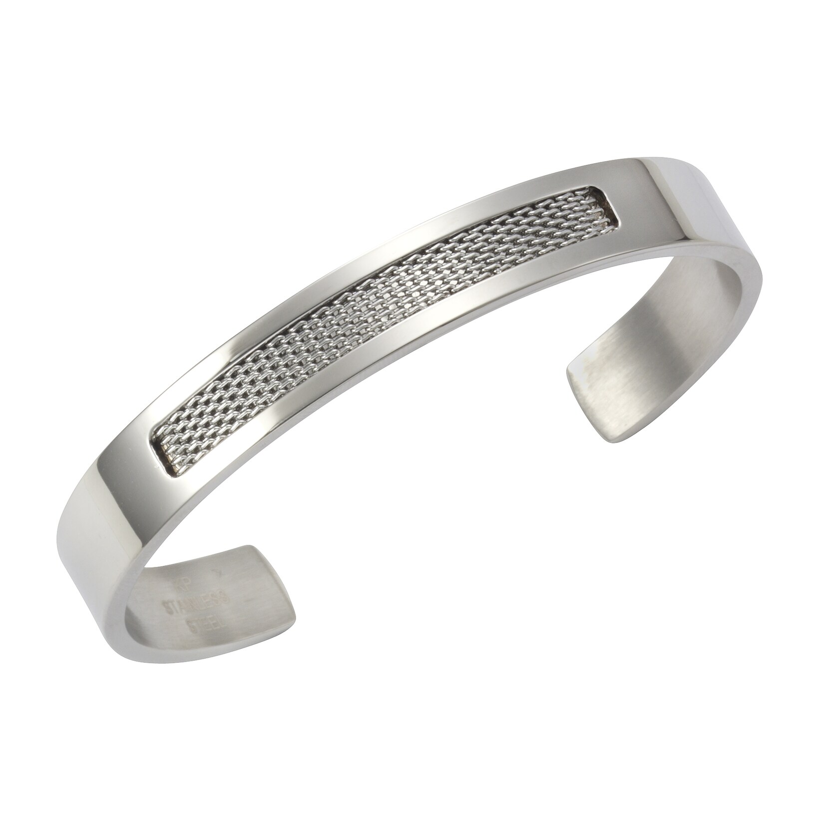 Zeeme Stainless Steel Armreif Edelstahl 10mm breit | 04006046269520