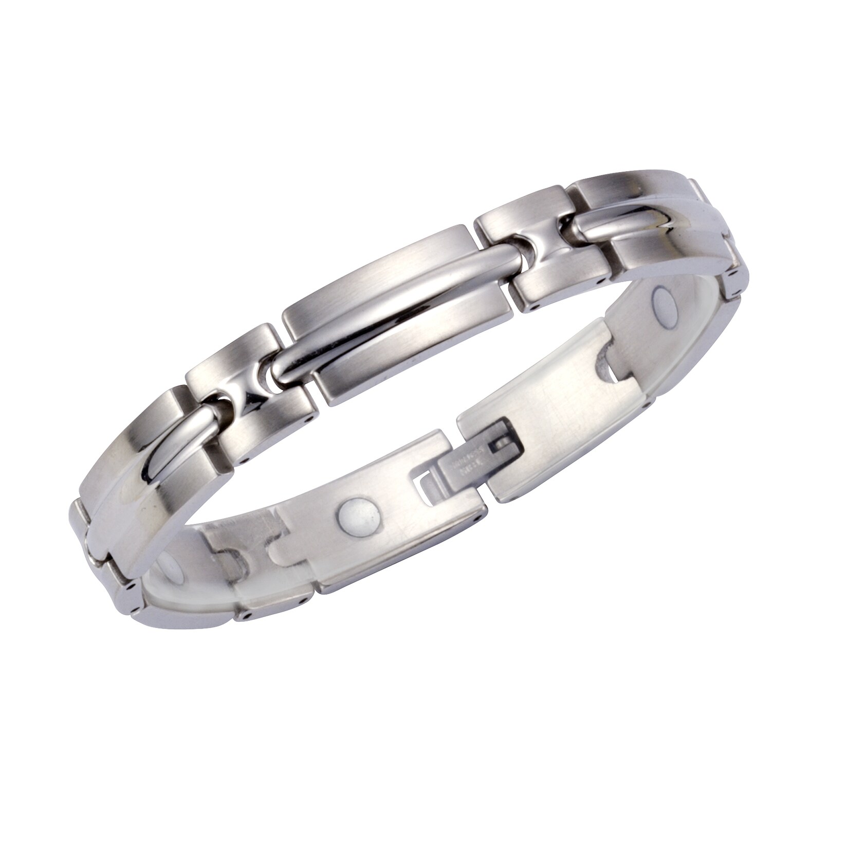 Zeeme Stainless Steel Armband Edelstahl glanz matt 19cm lang | 04006046306294