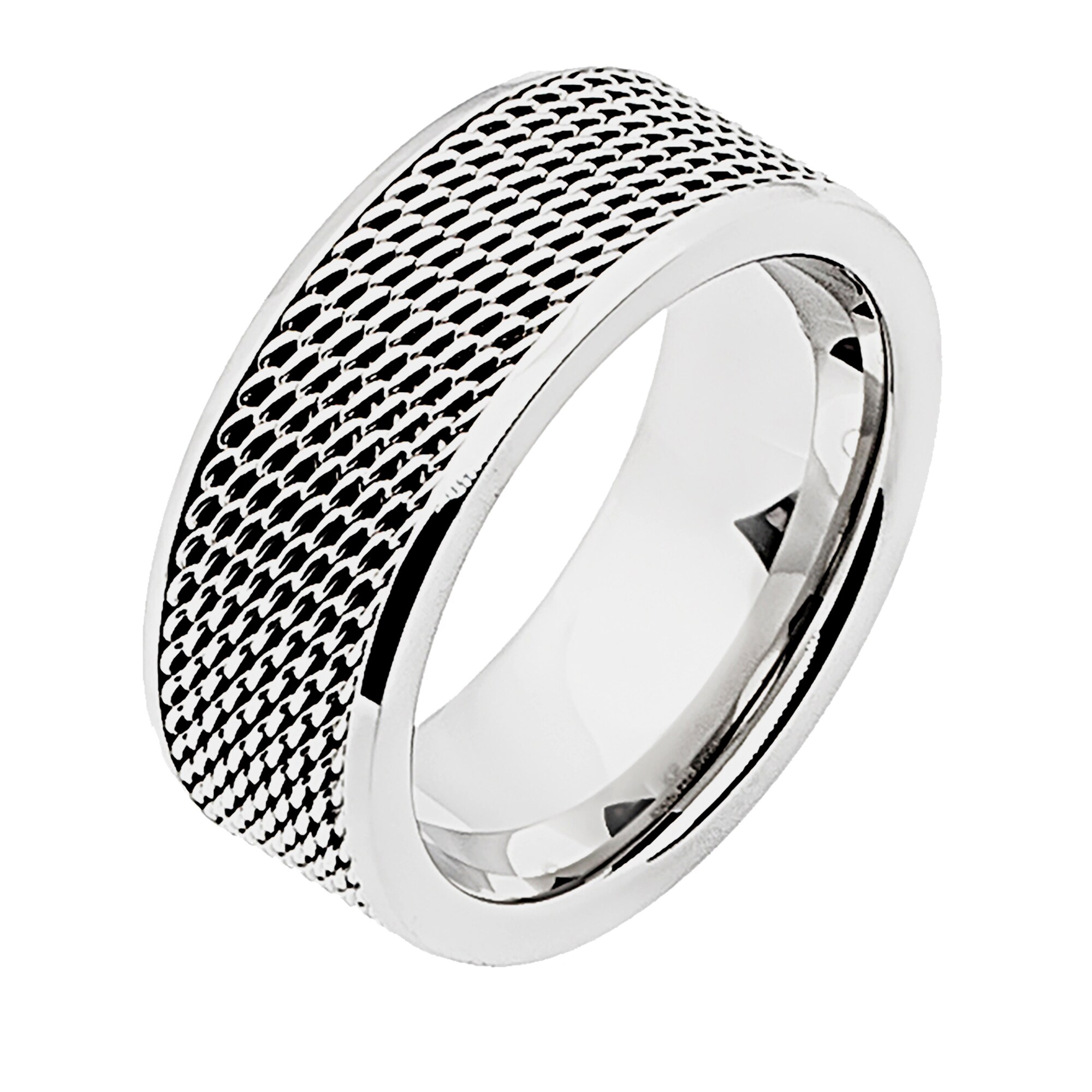 Zeeme Stainless Steel Ring Edelstahl glanz - Bild 1