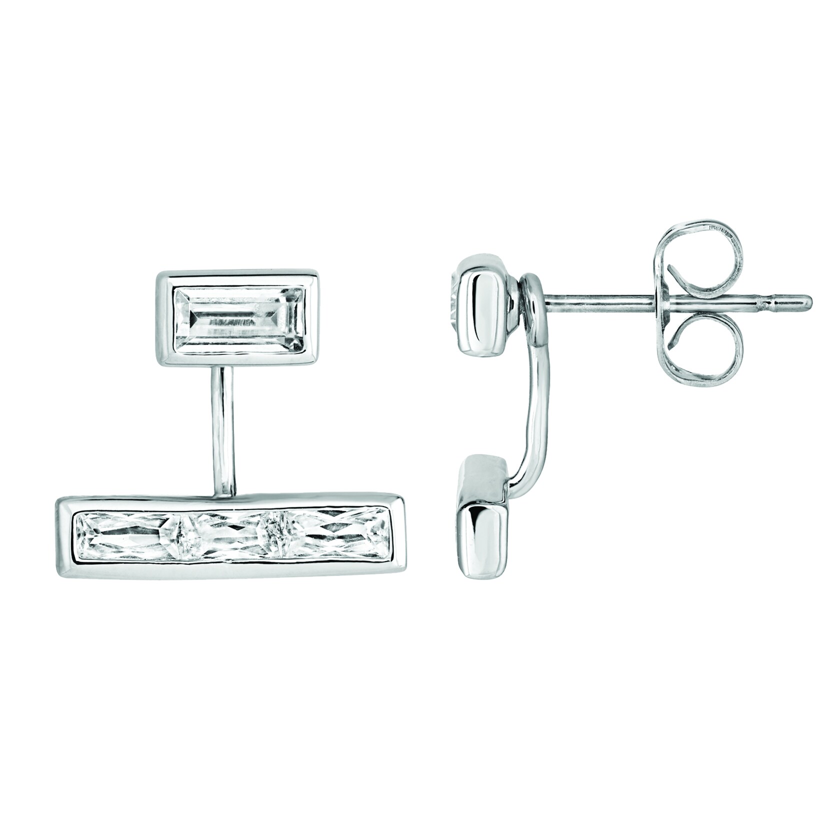 Buckley London Ohrstecker rhodiniert mit Zirkonia | 04006046264488
