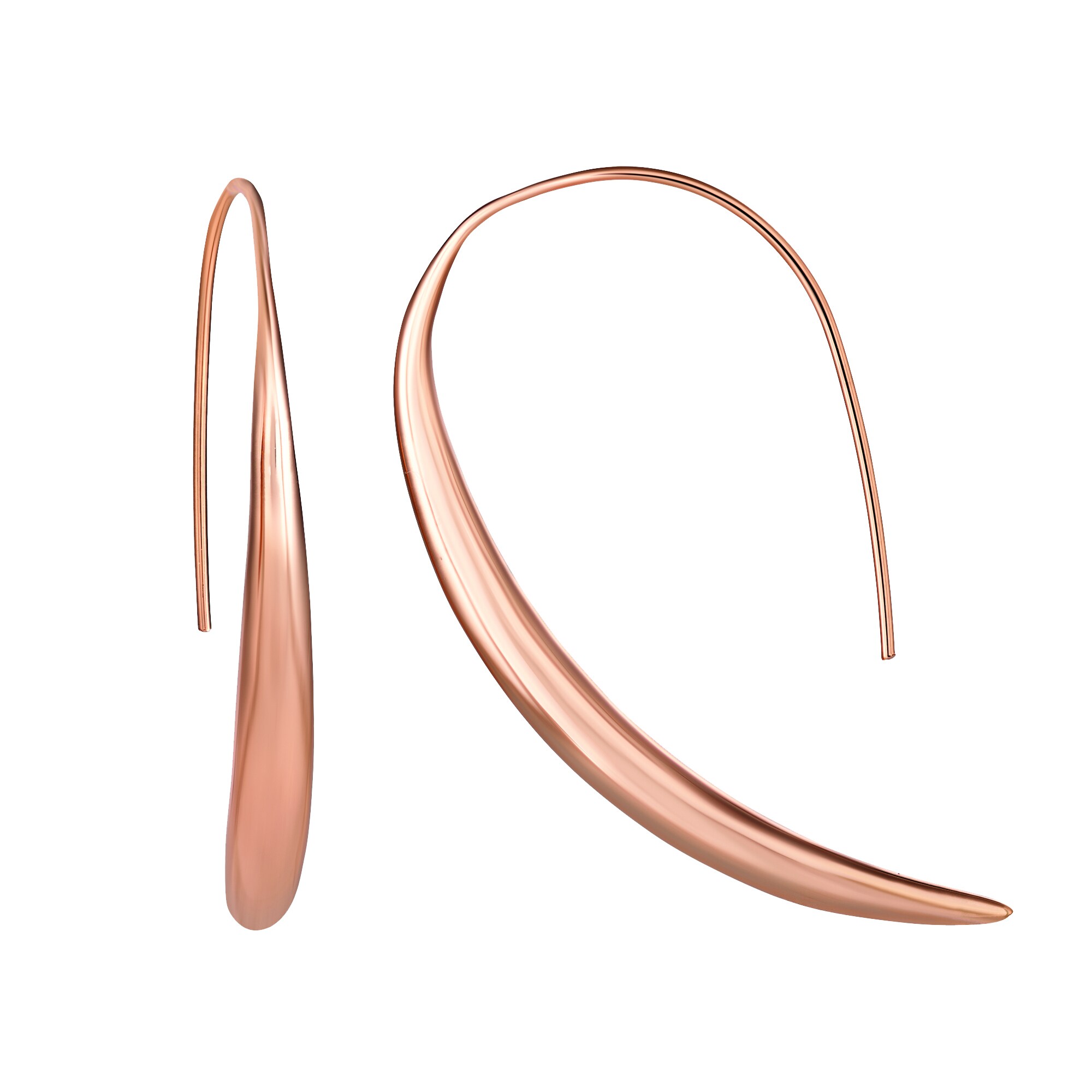 Buckley London Ohrh&auml;nger Messing ros&eacute;vergoldet - Bild 1