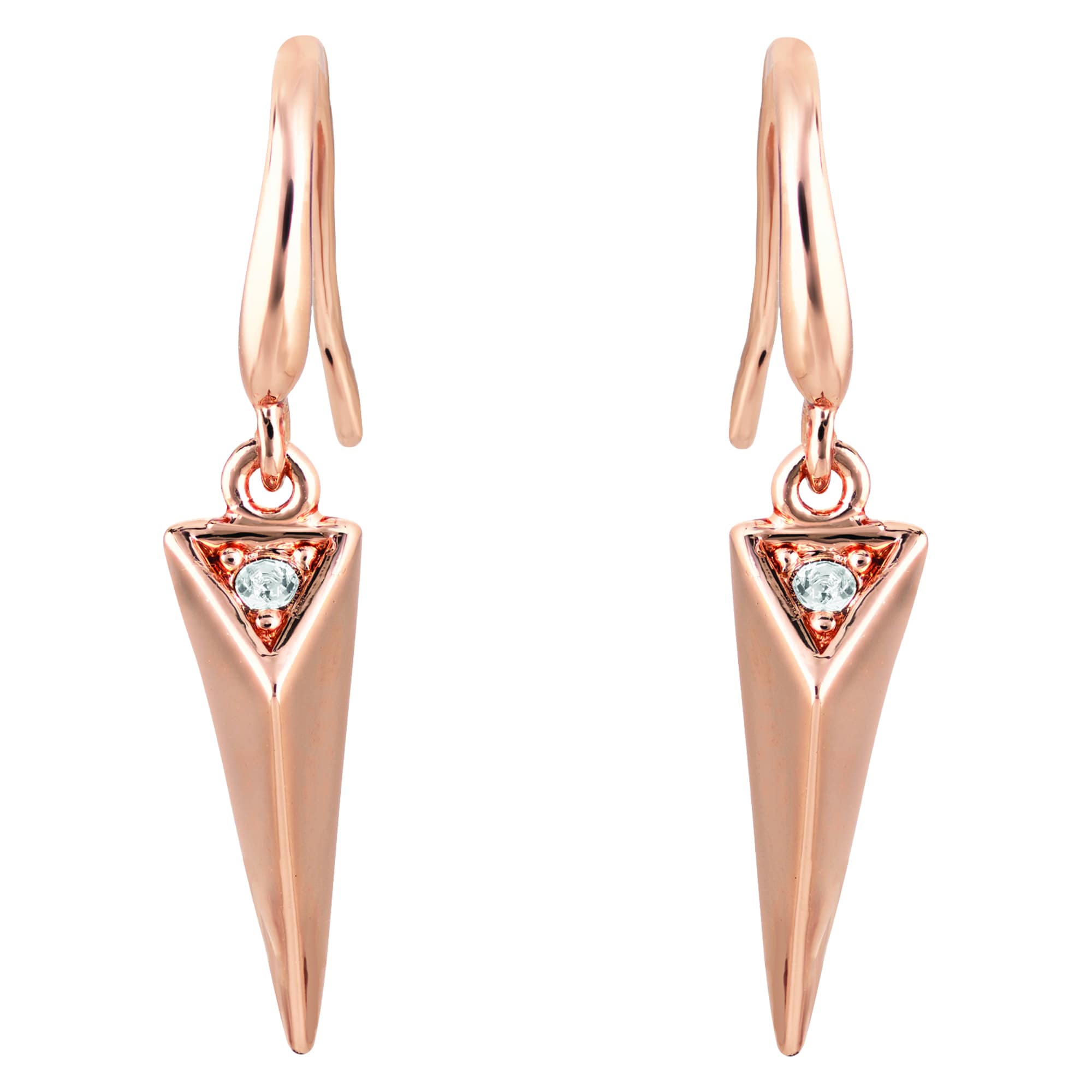 Buckley London Ohrh&auml;nger Messing rot vergoldet - Bild 1