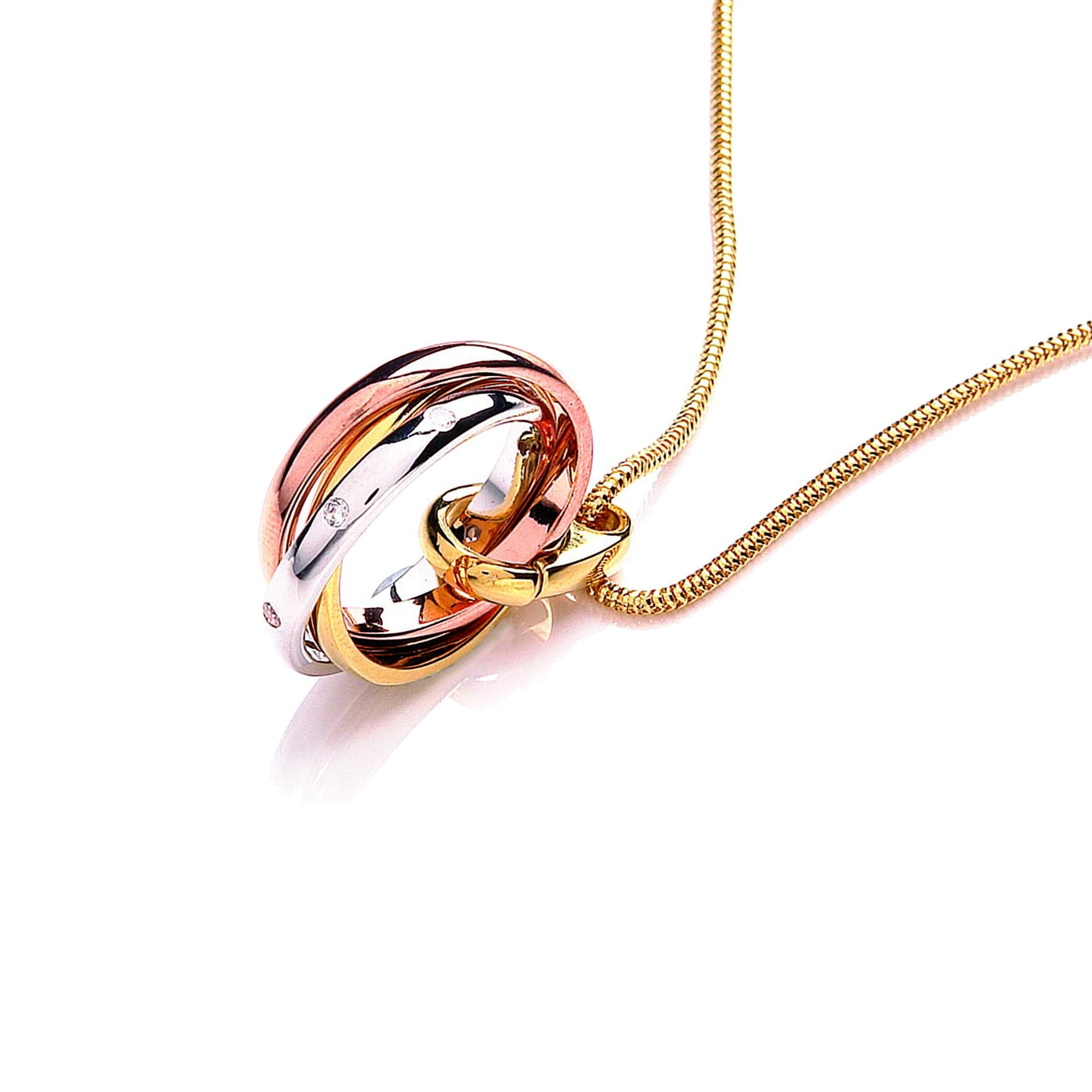 Buckley London Collier dreifarbig,mit wei&szlig;en Kristallen - Bild 1