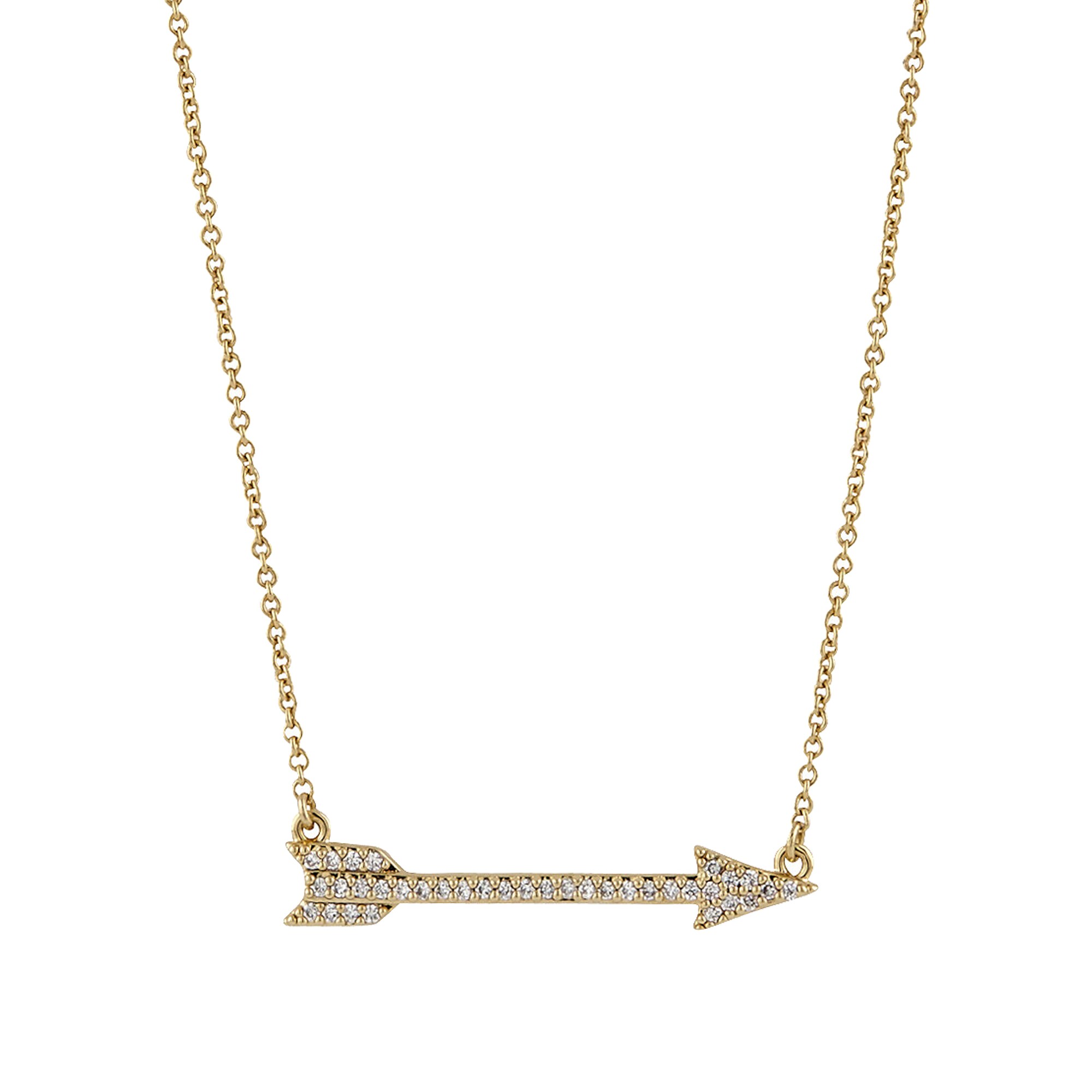 Buckley London Collier Messing vergoldet mit Zirkonia - Bild 1