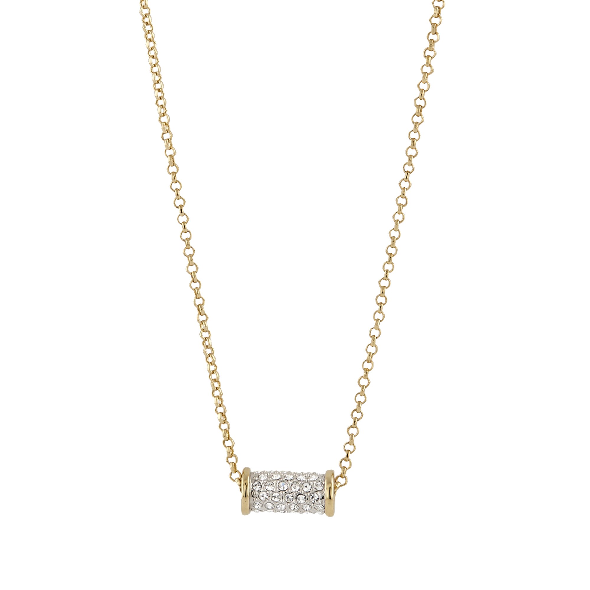 Buckley London Collier Messing vergoldet mit Kristallen - Bild 1