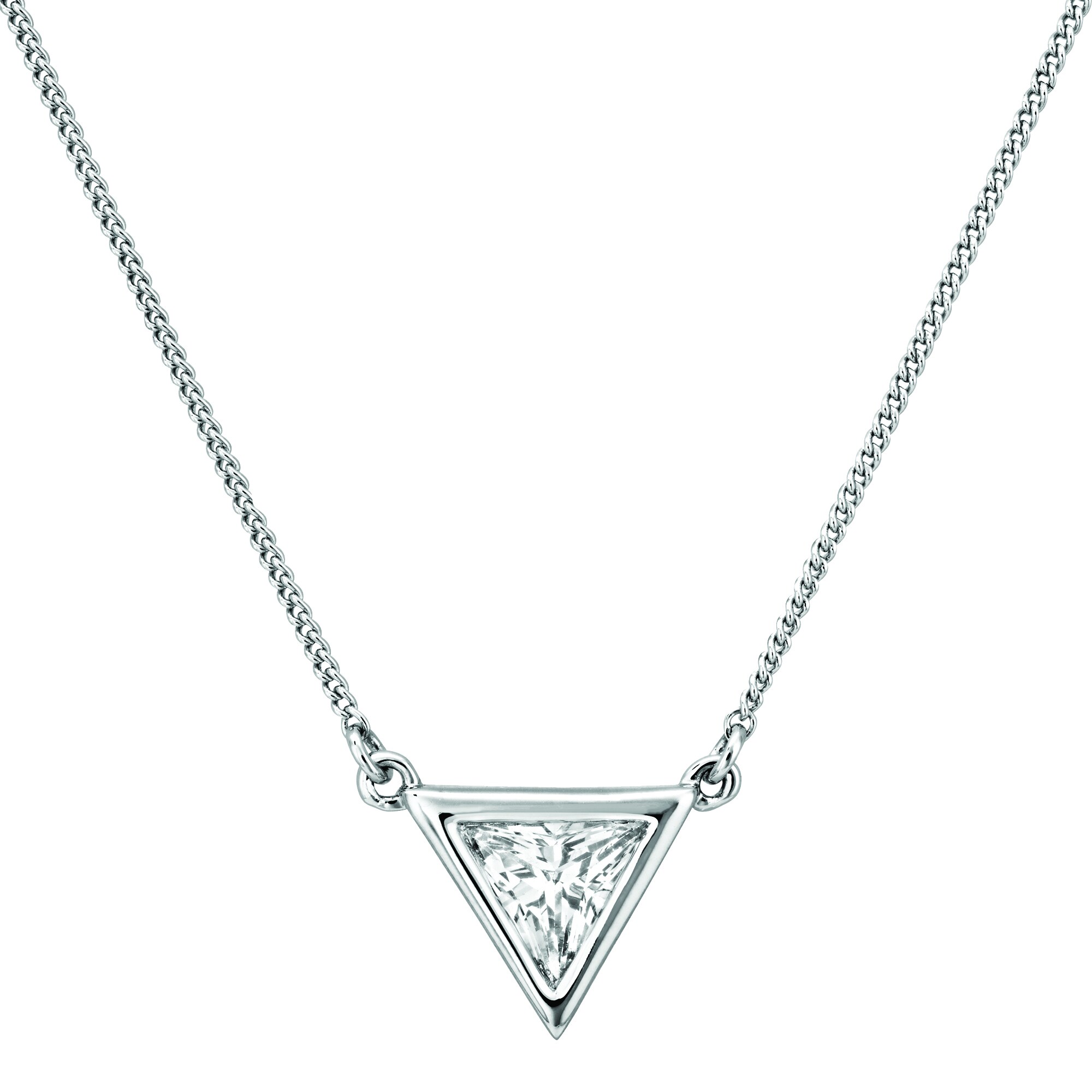 Buckley London Collier Messing rhodiniert mit Zirkonia - Bild 1