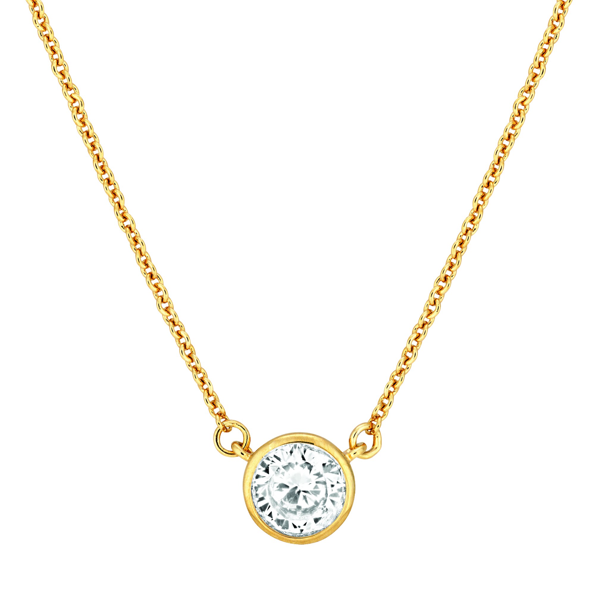 Buckley London Halsschmuck Messing vergoldet mit Zirkonia - Bild 1