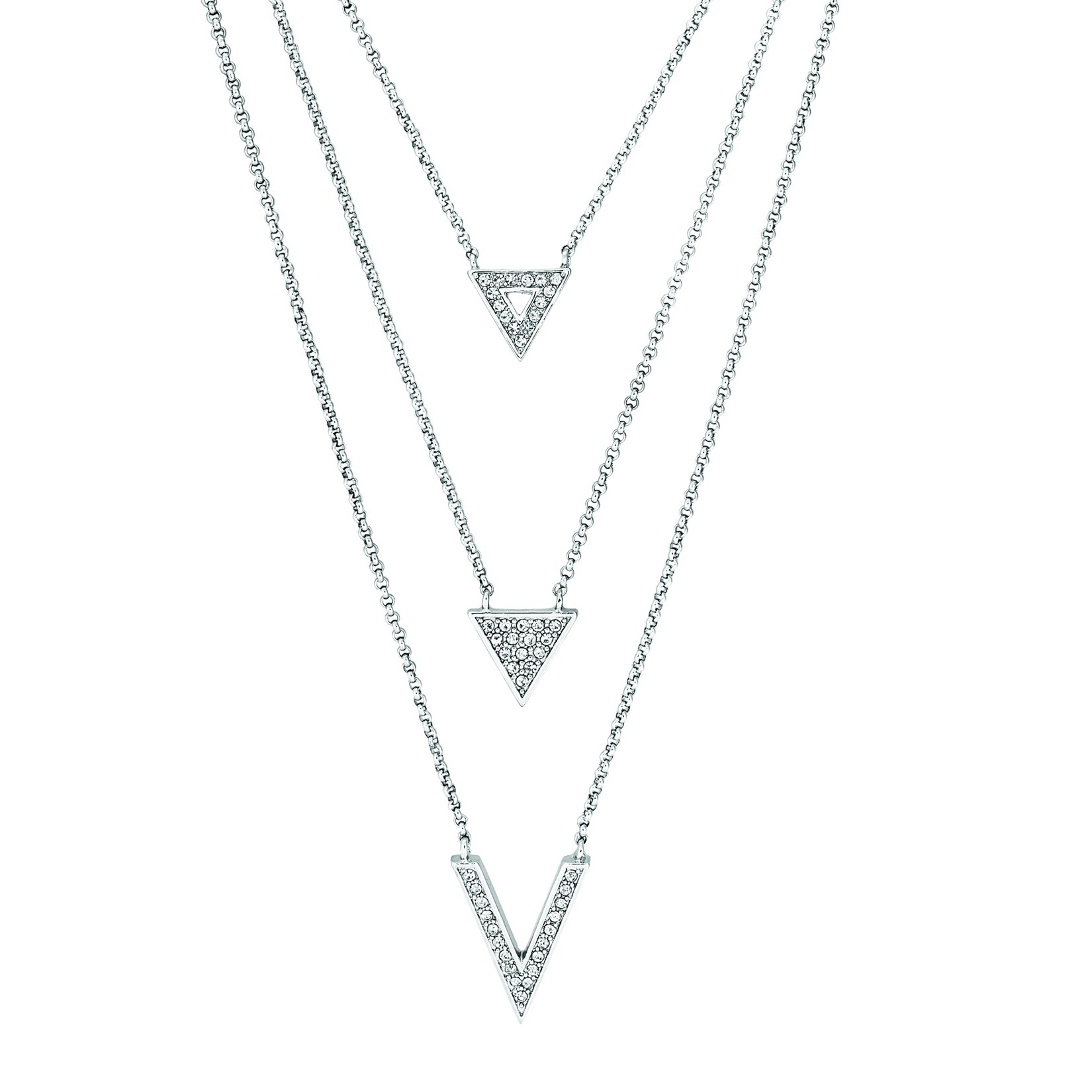 Buckley London Collier rhodiniert mit Kristallen | 04006046264709