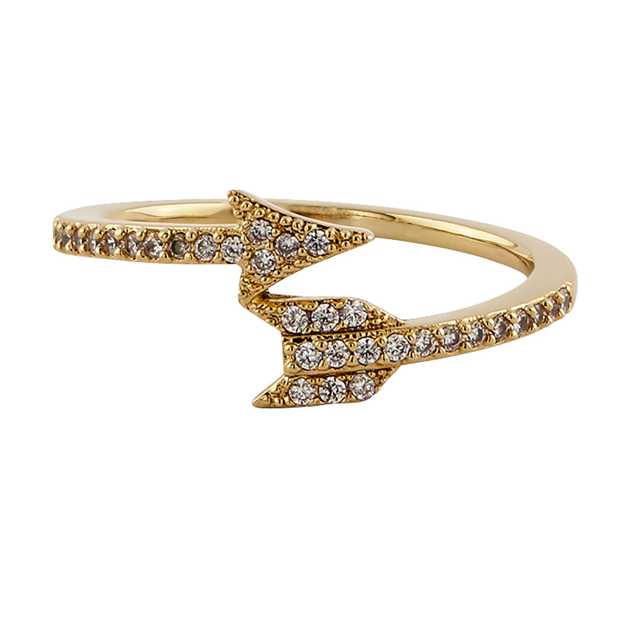 Buckley London Ring vergoldet mit Kristallen - Bild 1