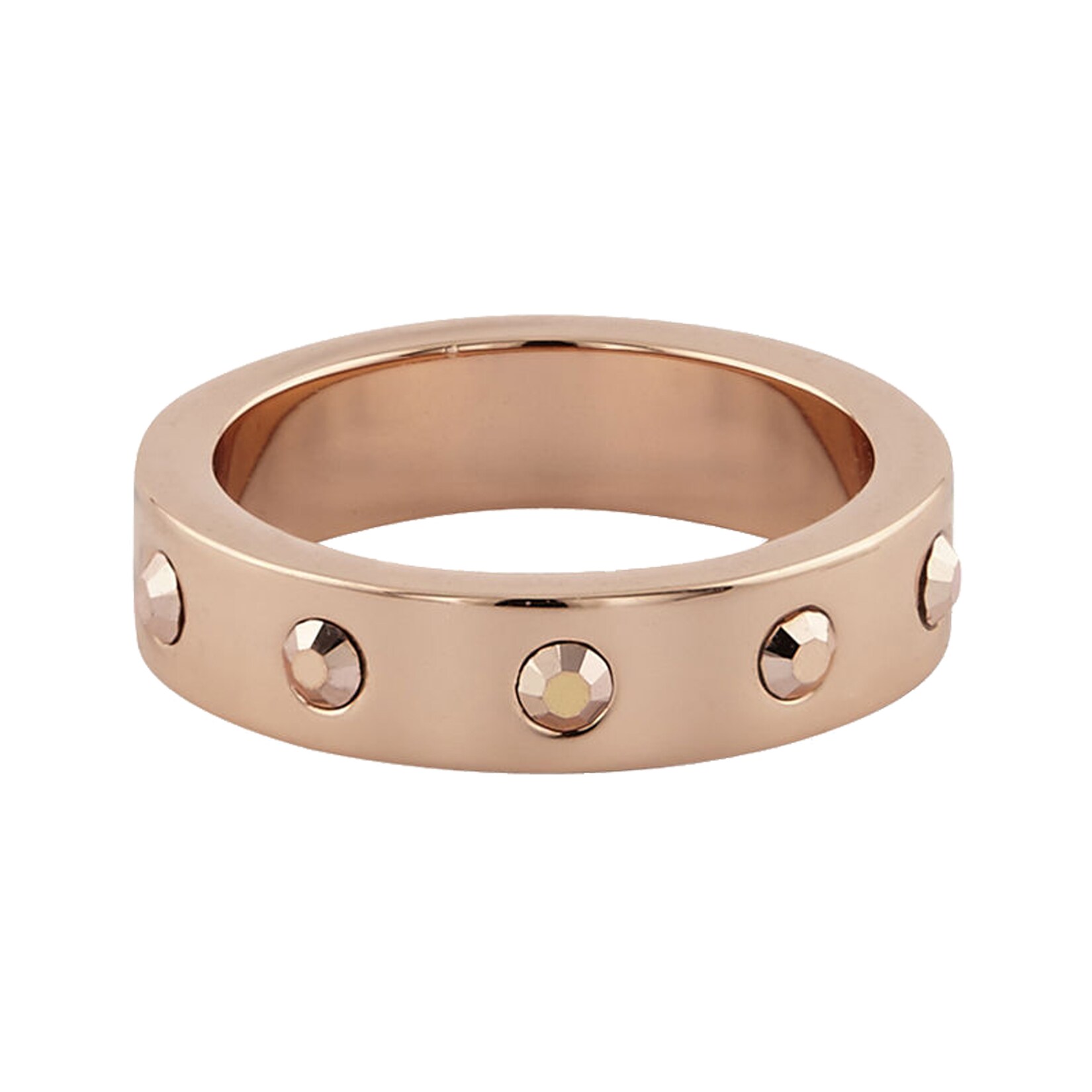 Buckley London Ring rosévergoldet mit Kristallen | 04006046262385