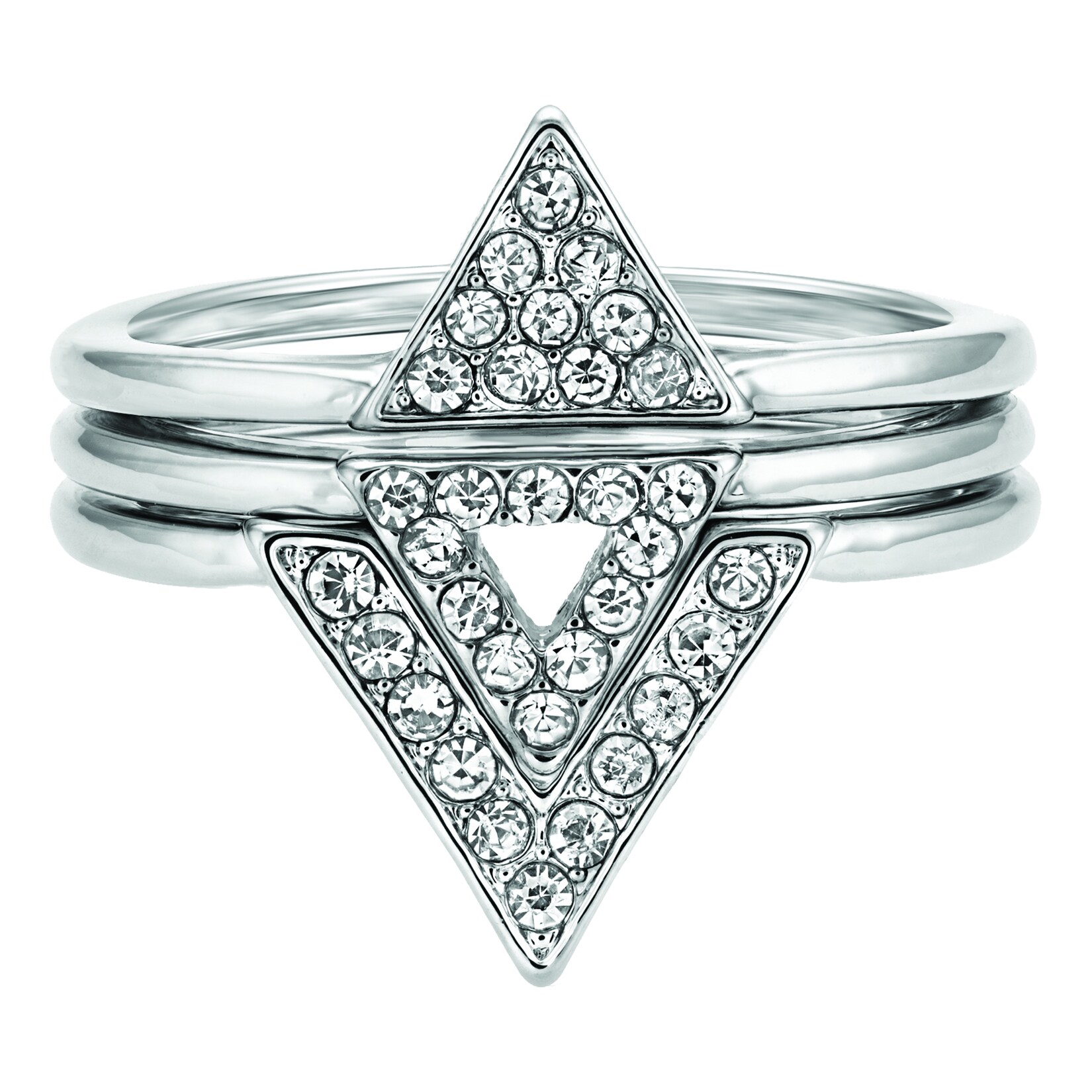 Buckley London Ring rhodiniert mit Kristallen | 04006046265195