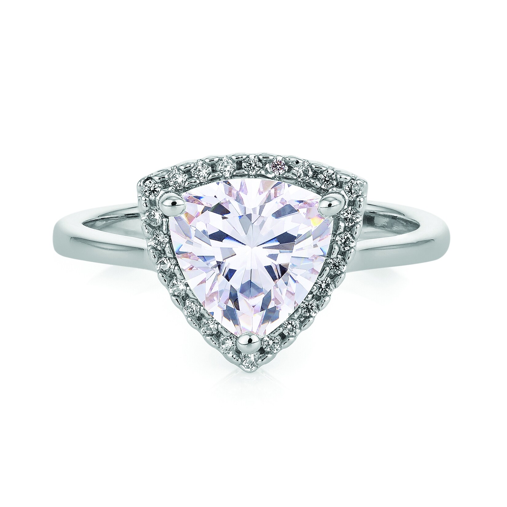 Buckley London Ring Messing rhodiniert Kristalle | 04006046296793